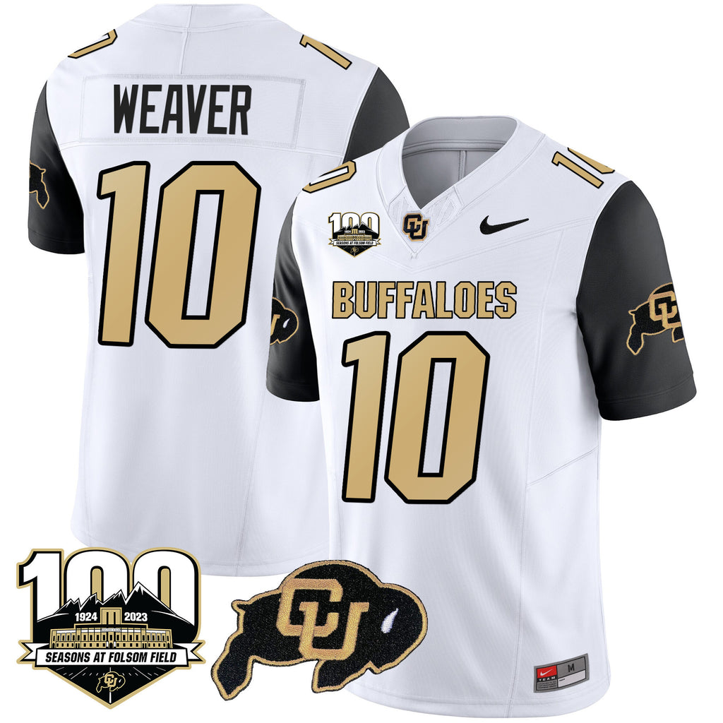 Men's Colorado Buffaloes 100 Seasons Patch Vapor Limited Jersey - All Stitched