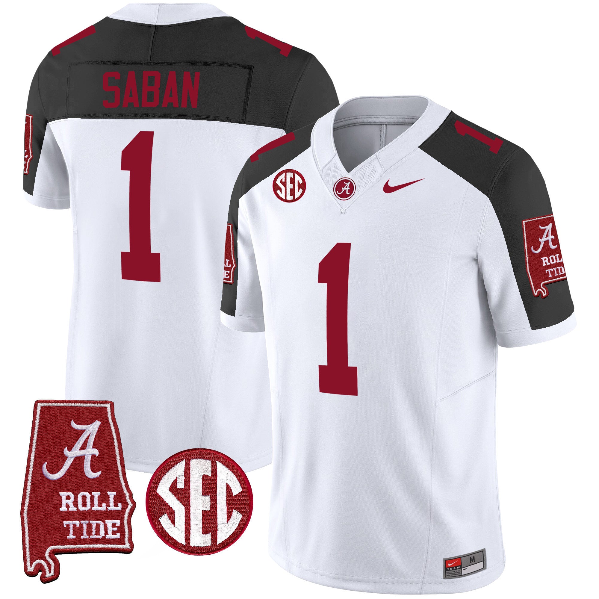 Men's Alabama Crimson Tide Vapor Limited Jersey V5 - Alabama Map - All Stitched