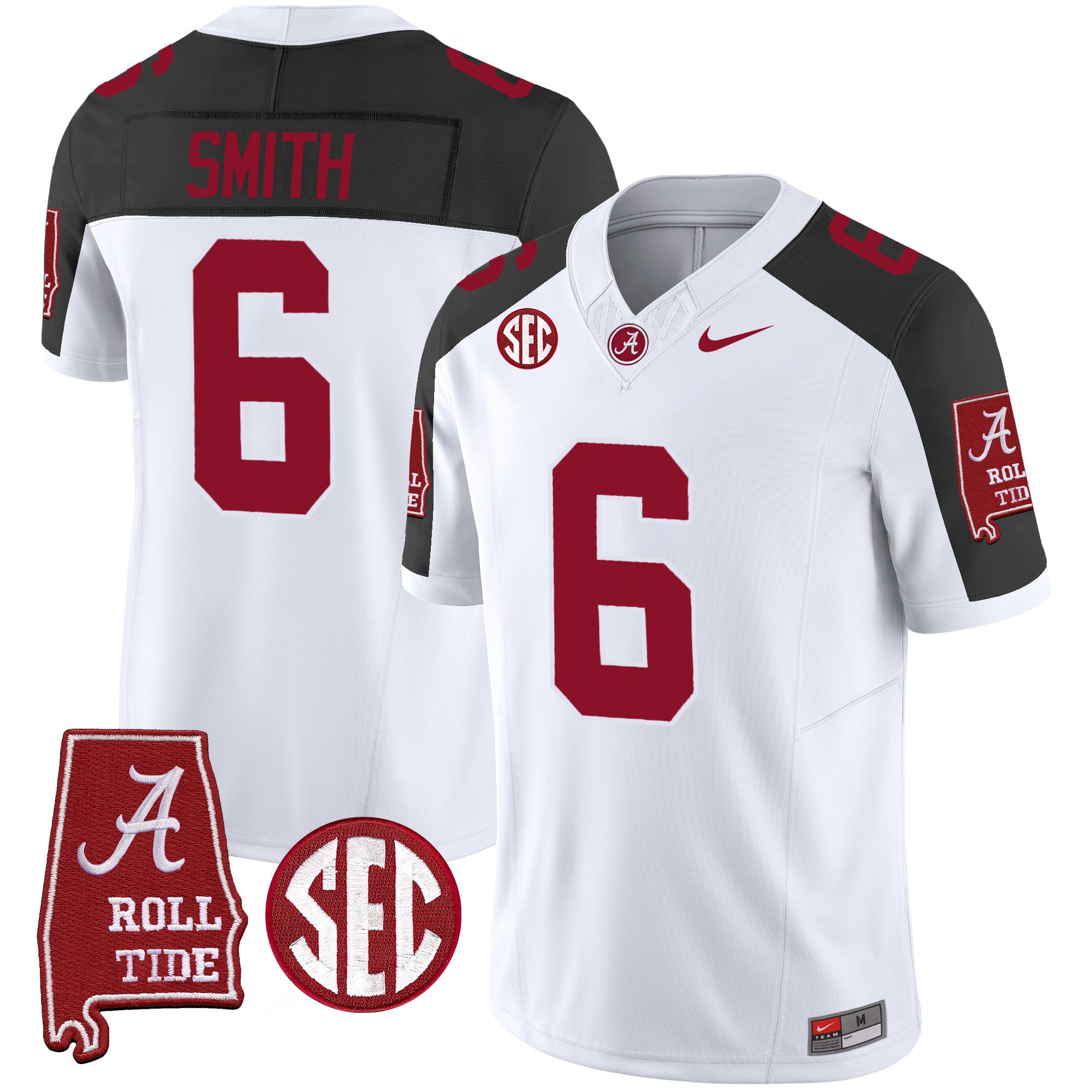 Men's Alabama Crimson Tide Vapor Limited Jersey V5 - Alabama Map - All Stitched