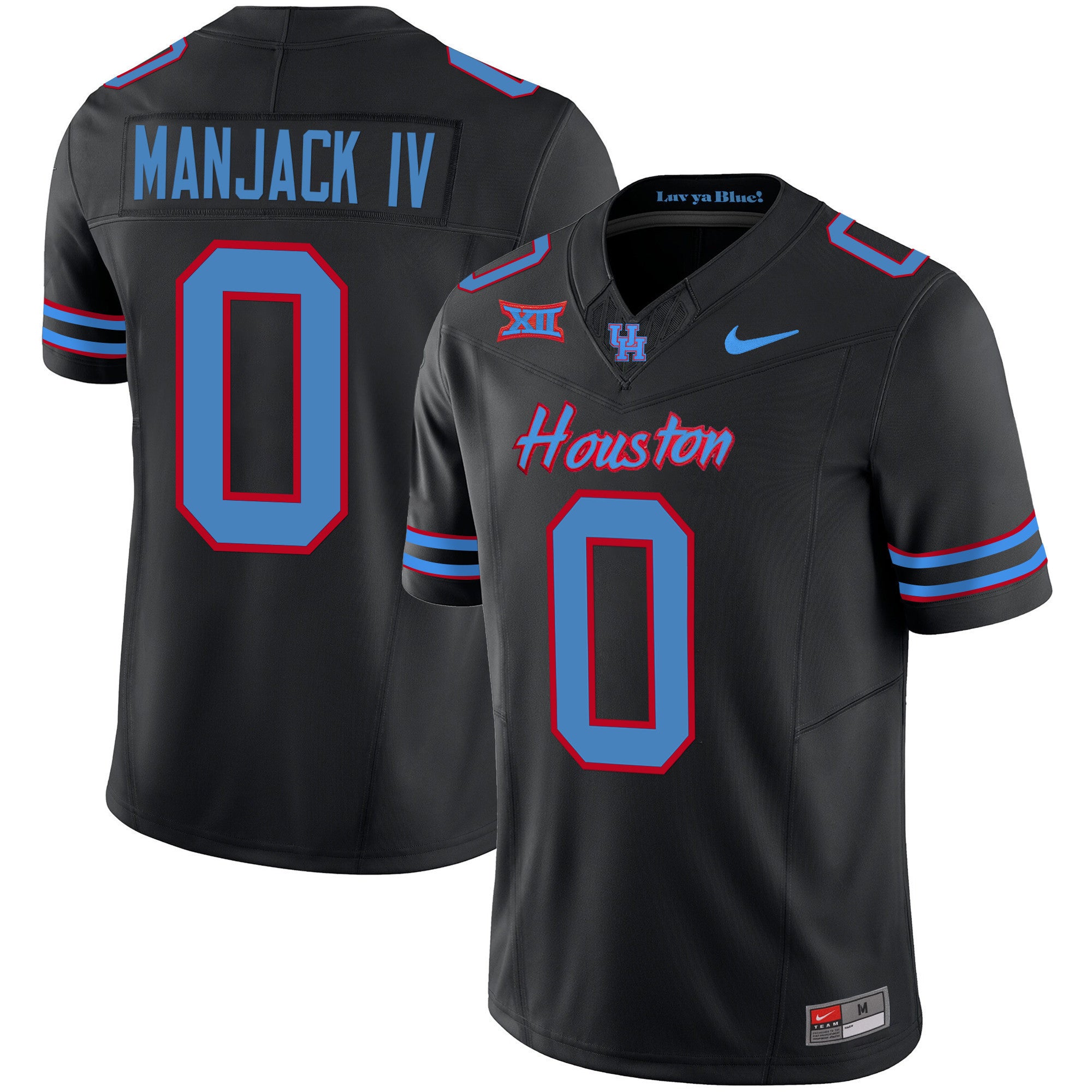 Men's Houston Cougars 2023 Oilers Inspired Vapor Jersey V5 - All Stitched