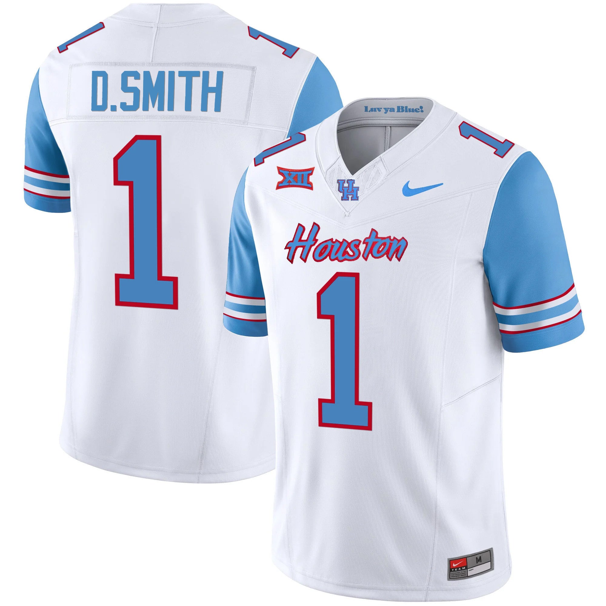 Men's Houston Cougars 2023 Oilers Inspired Vapor Jersey V5 - All Stitched