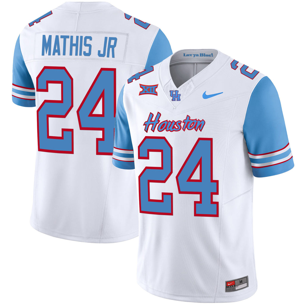Men's Houston Cougars 2023 Oilers Inspired Vapor Jersey V5 - All Stitched