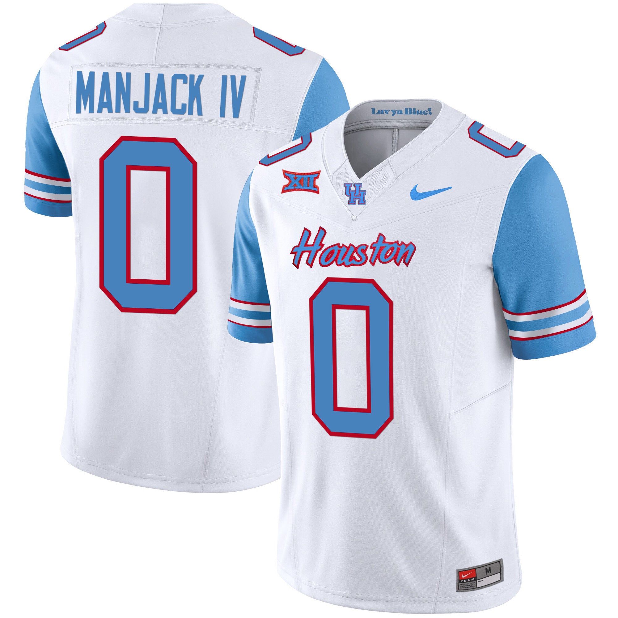Men's Houston Cougars 2023 Oilers Inspired Vapor Jersey V5 - All Stitched