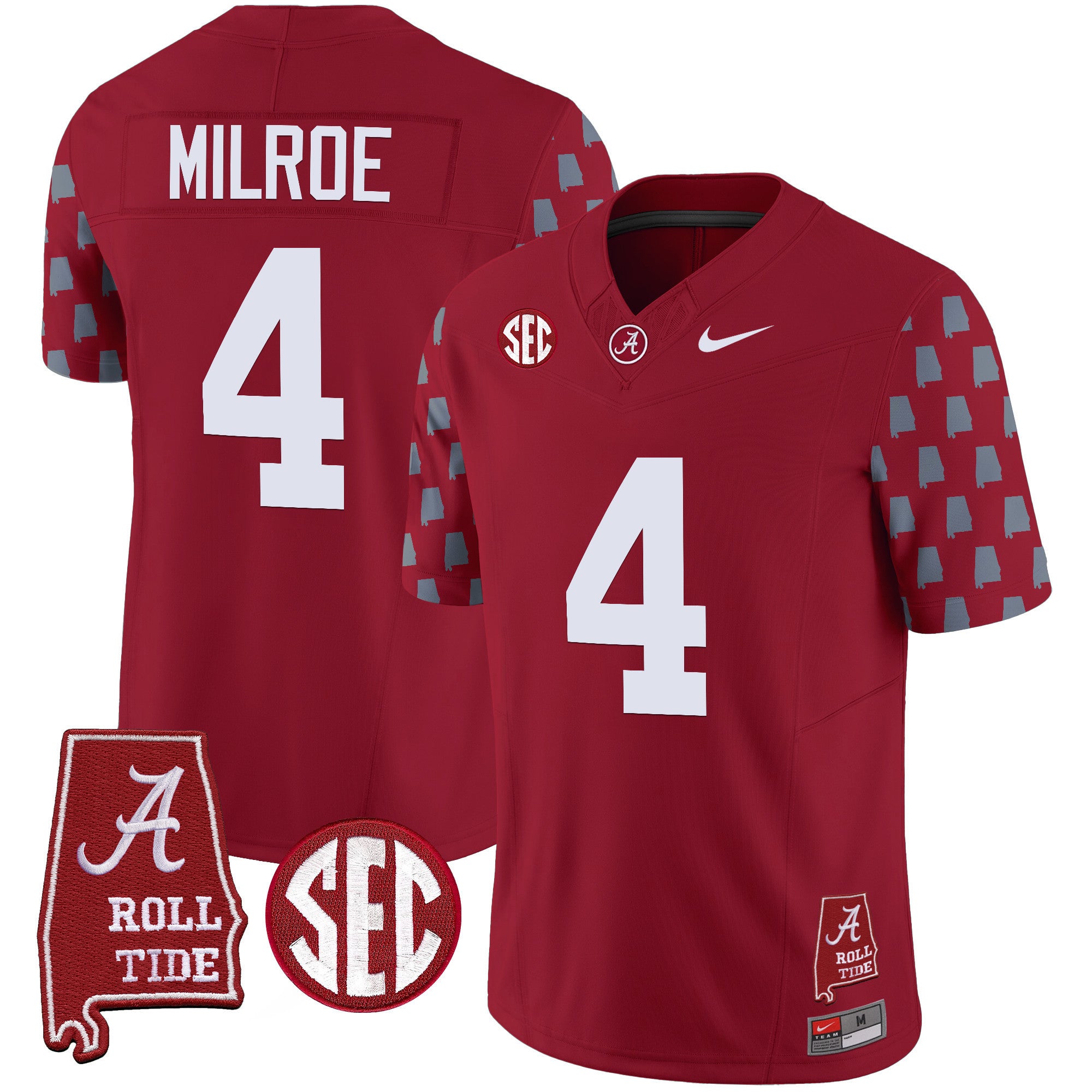 Men's Alabama Crimson Tide Vapor Limited Jersey - Alabama State Style - All Stitched