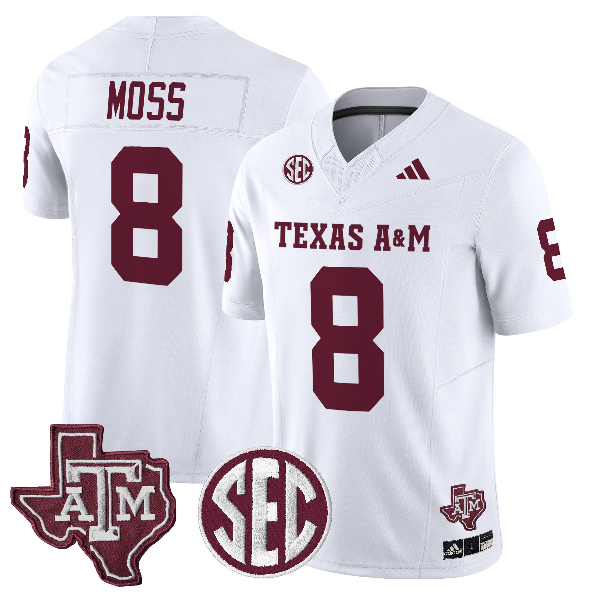 Men's Texas A&M Aggies 2024 Vapor Limited Jersey - All Stitched