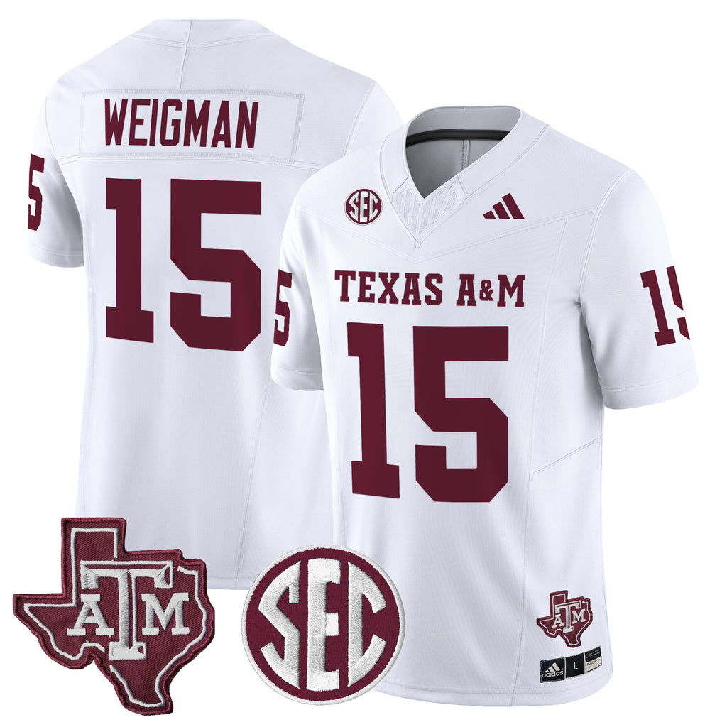 Men's Texas A&M Aggies 2024 Vapor Limited Jersey - All Stitched