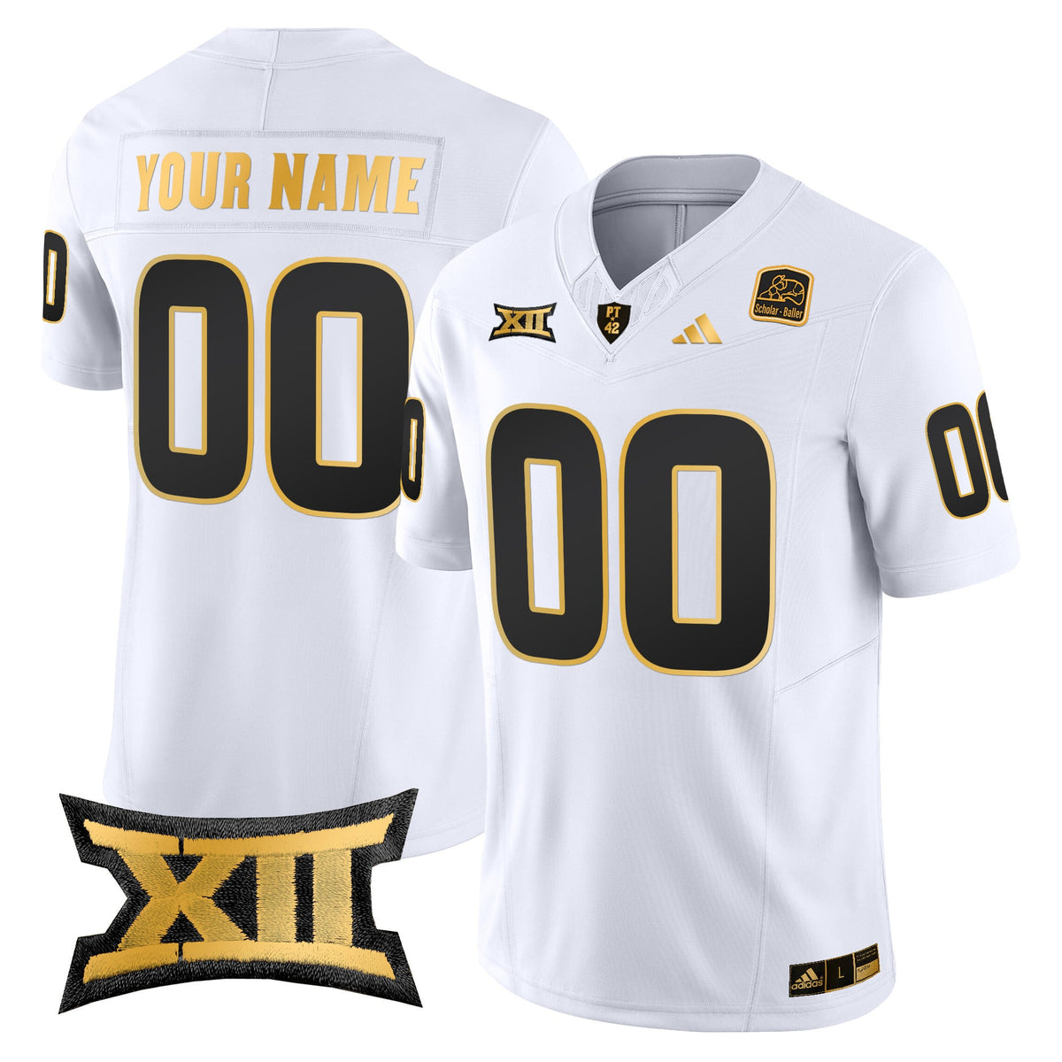 Arizona State Sun Devils 2024 Gold Vapor Limited Custom Jersey - All Stitched