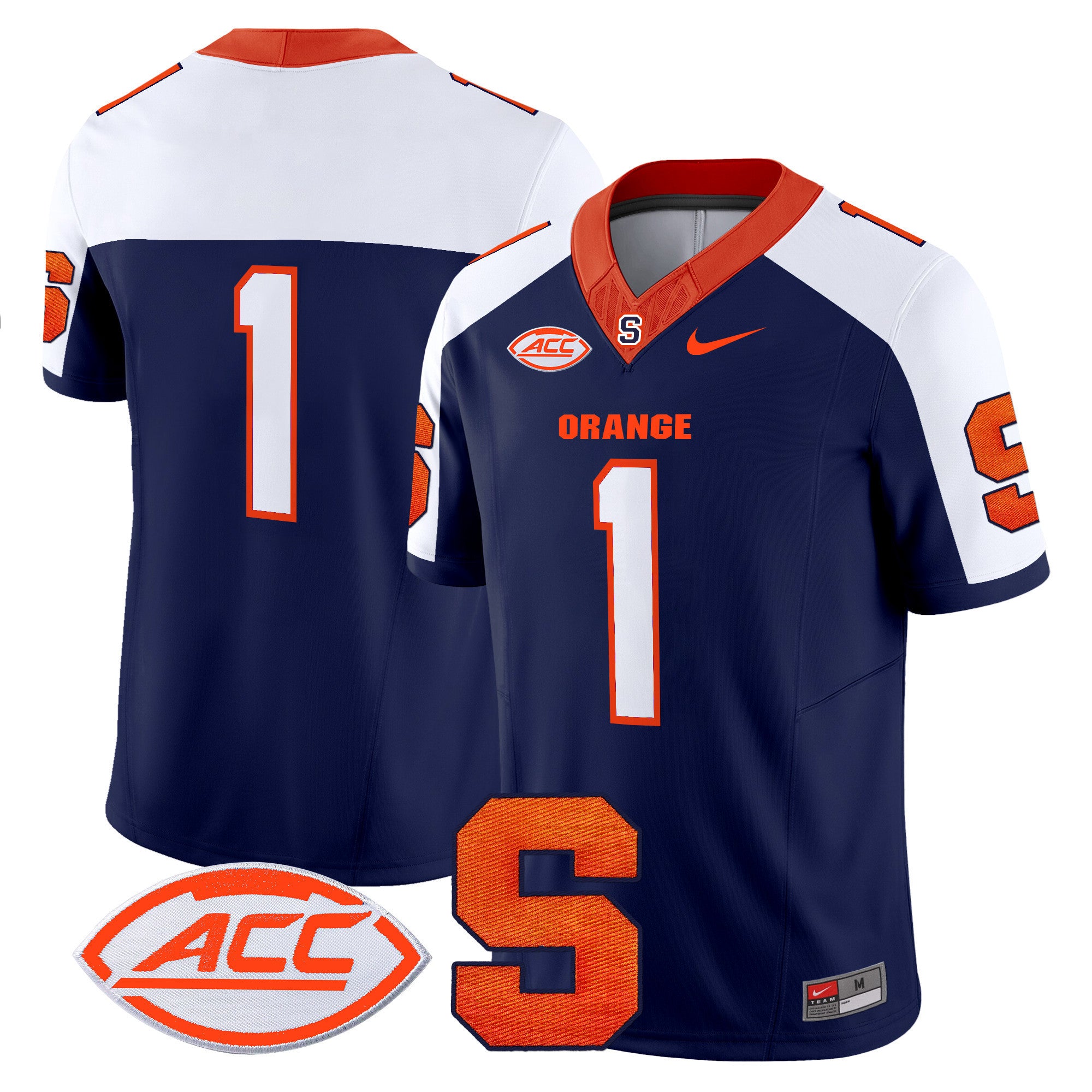 Men's Syracuse Orange 2024 Vapor Limited Jersey - All stitched