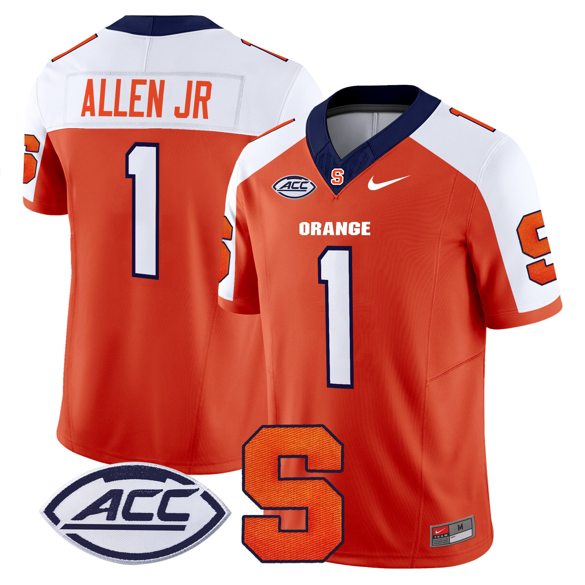 Men's Syracuse Orange 2024 Vapor Limited Jersey - All stitched