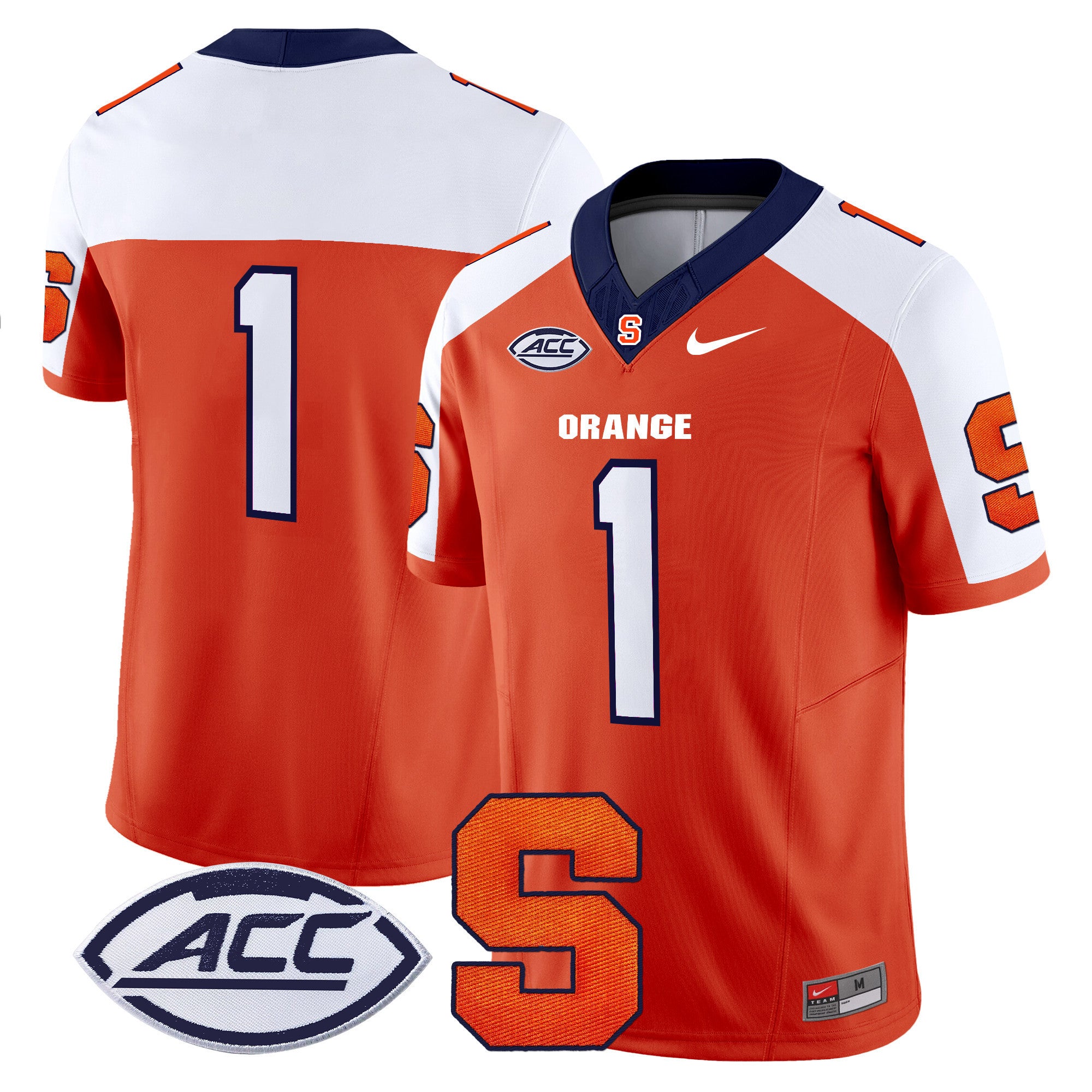 Men's Syracuse Orange 2024 Vapor Limited Jersey - All stitched