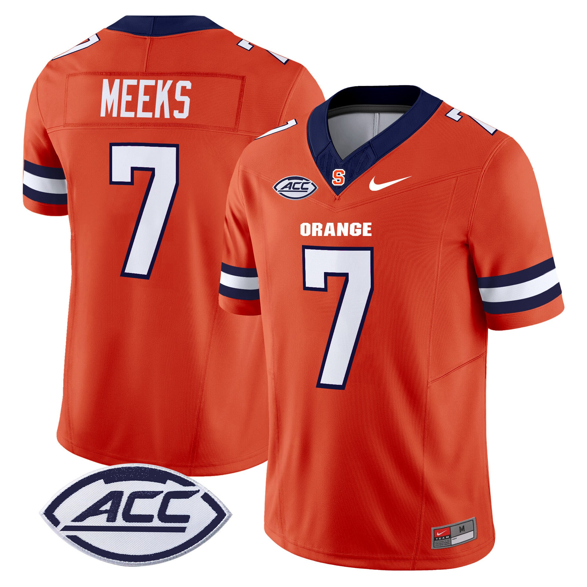 Men's Syracuse Orange 2024 Vapor Limited Jersey - All stitched