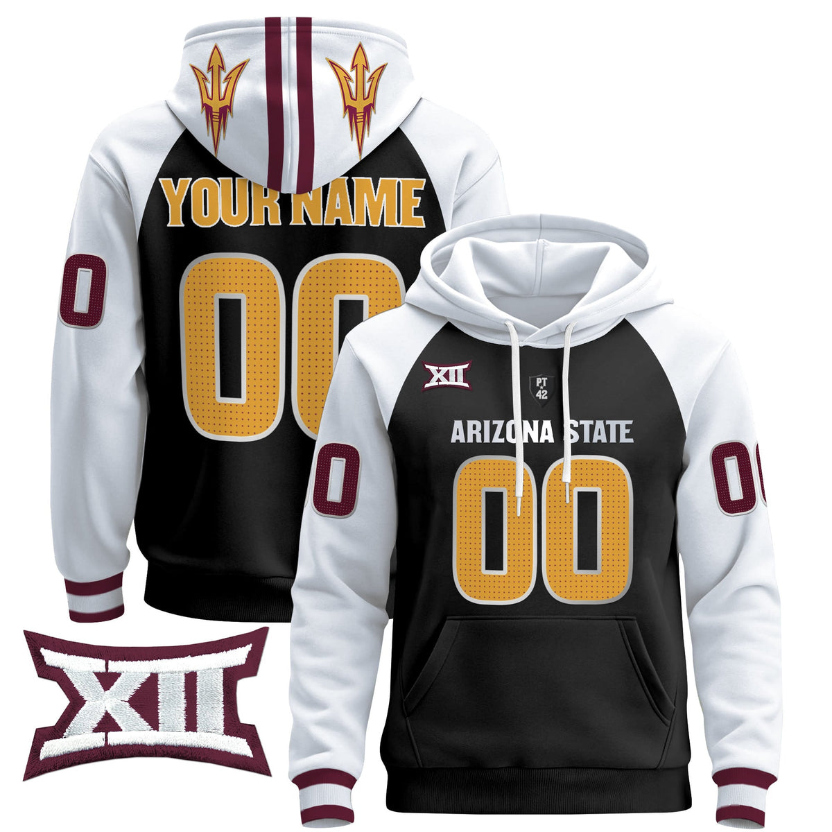 Arizona State Sun Devils 2024 Custom Pullover Hoodie V4