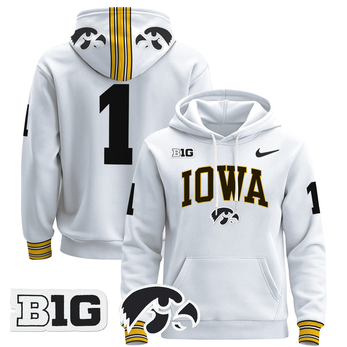 Iowa Hawkeyes 2024 Pullover Hoodie V2