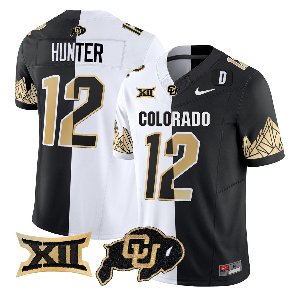 Men's Colorado Buffaloes Vapor Limited Jersey V4 - Big 12 XII Patch - All Stitched