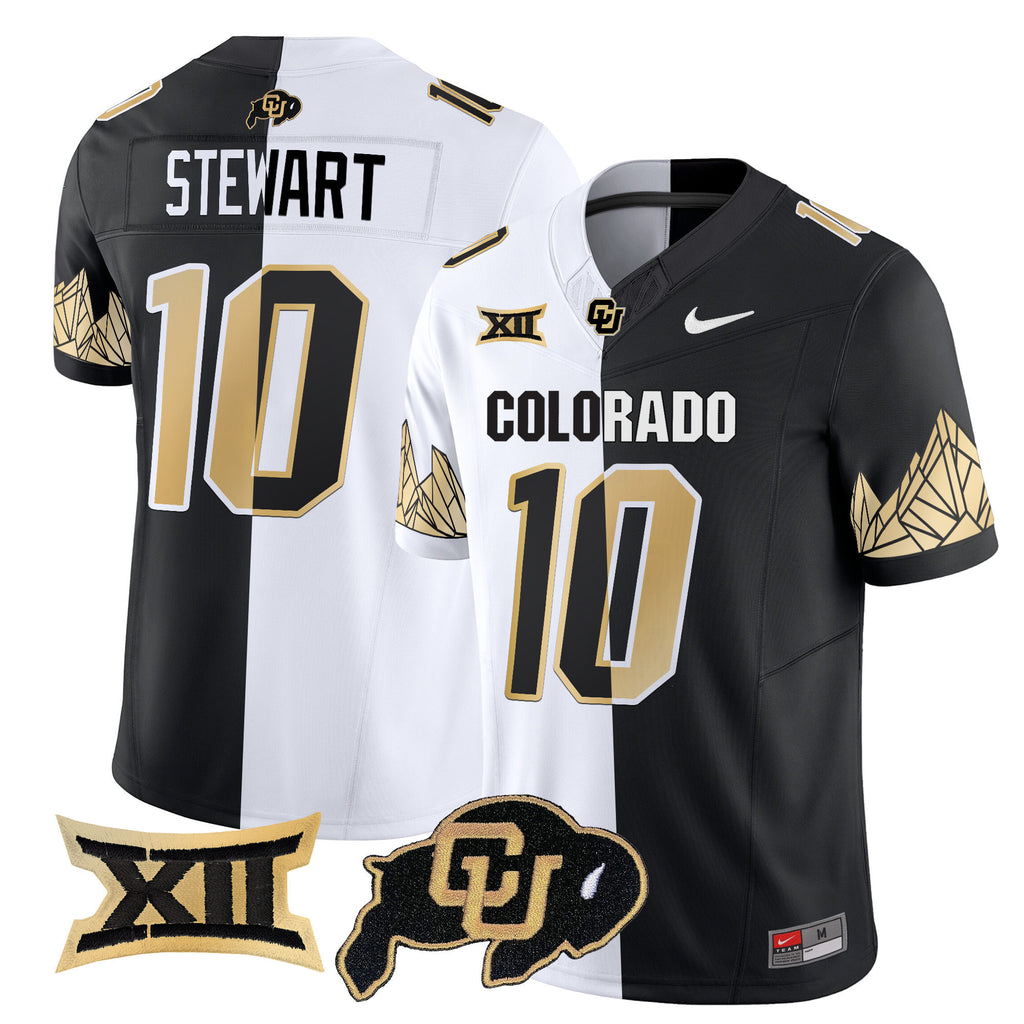 Men's Colorado Buffaloes Vapor Limited Jersey V4 - Big 12 XII Patch - All Stitched