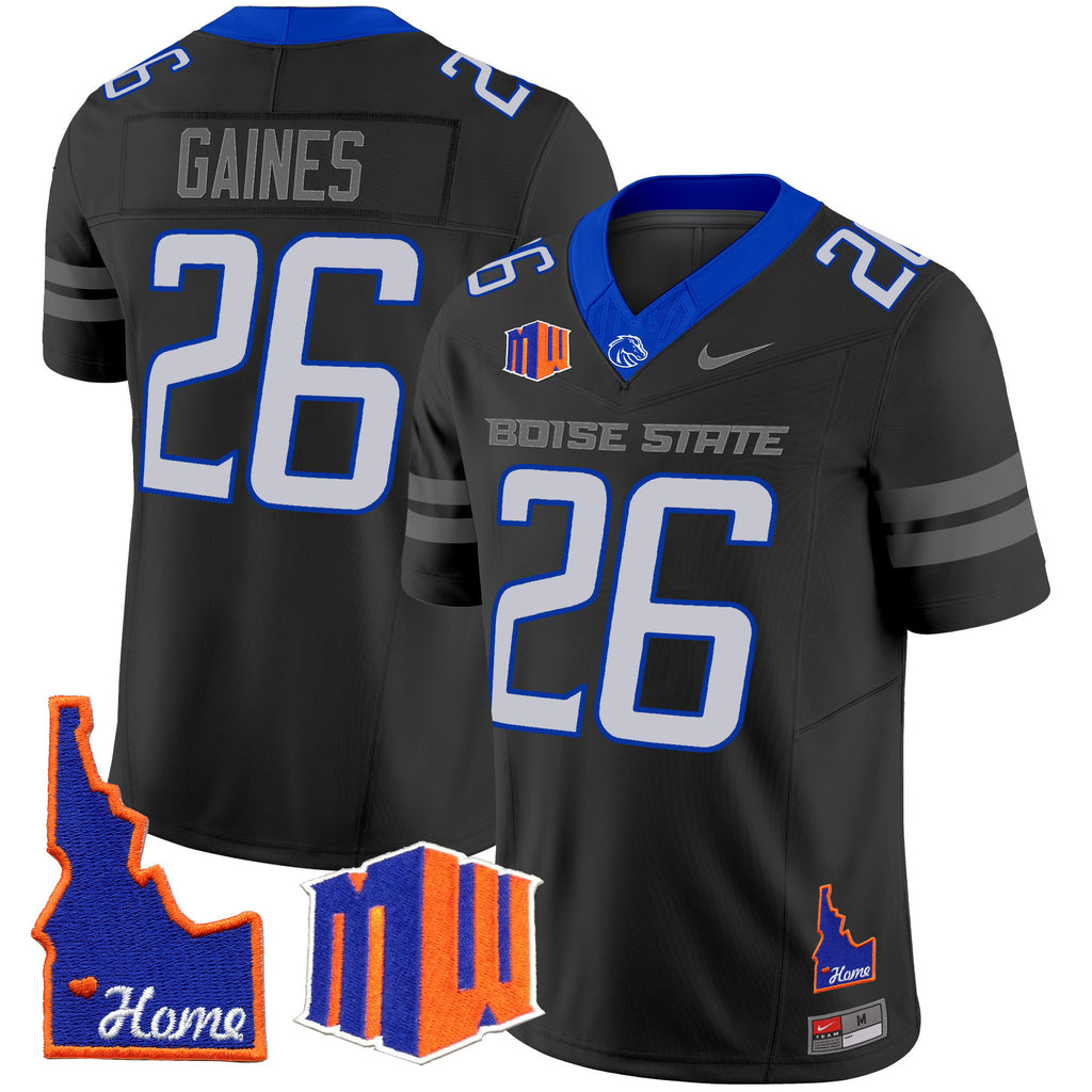 Men's Boise State Broncos 2024 Home Patch Vapor Limited Jersey - All Stitched