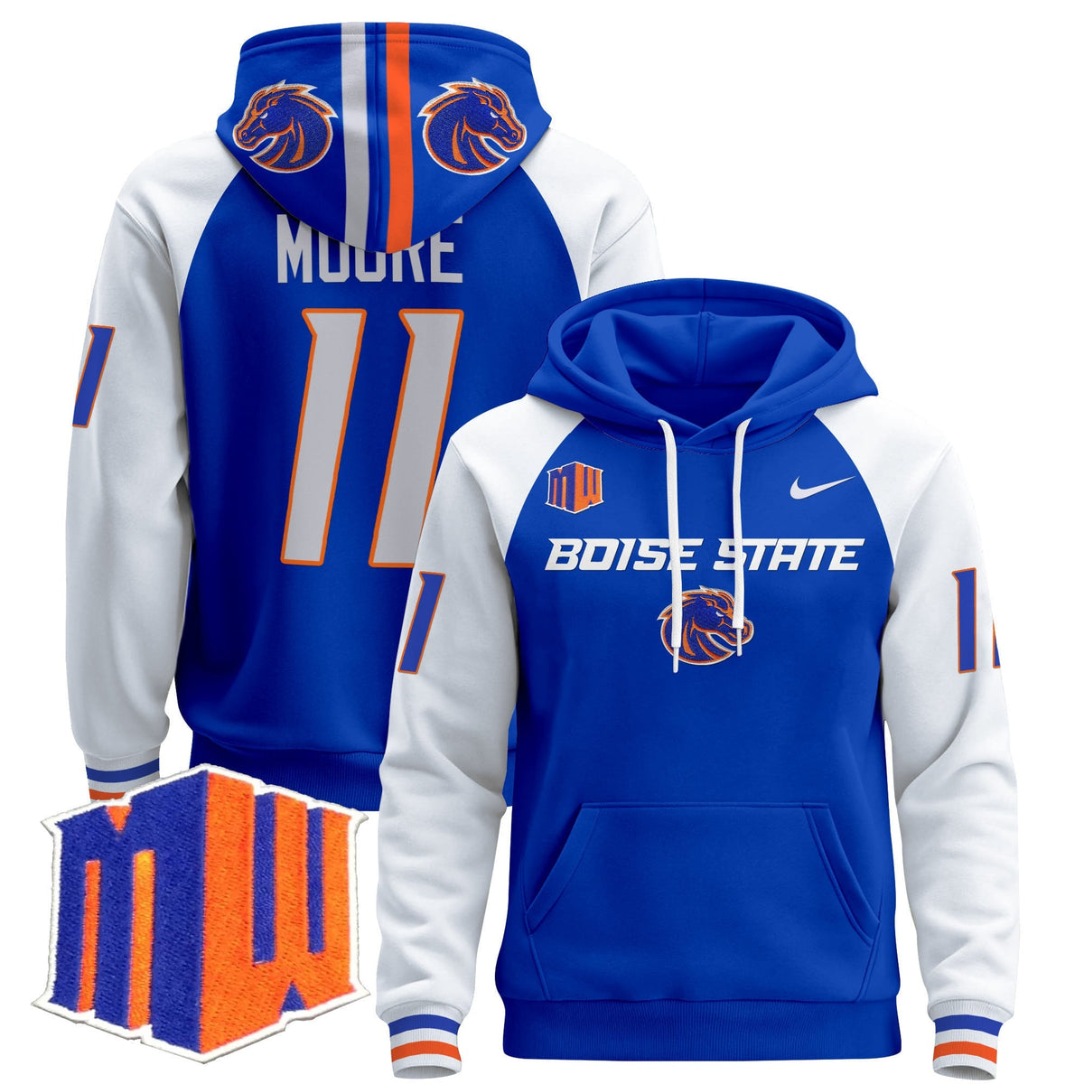 Boise State Broncos 2024 Pullover Hoodie V2