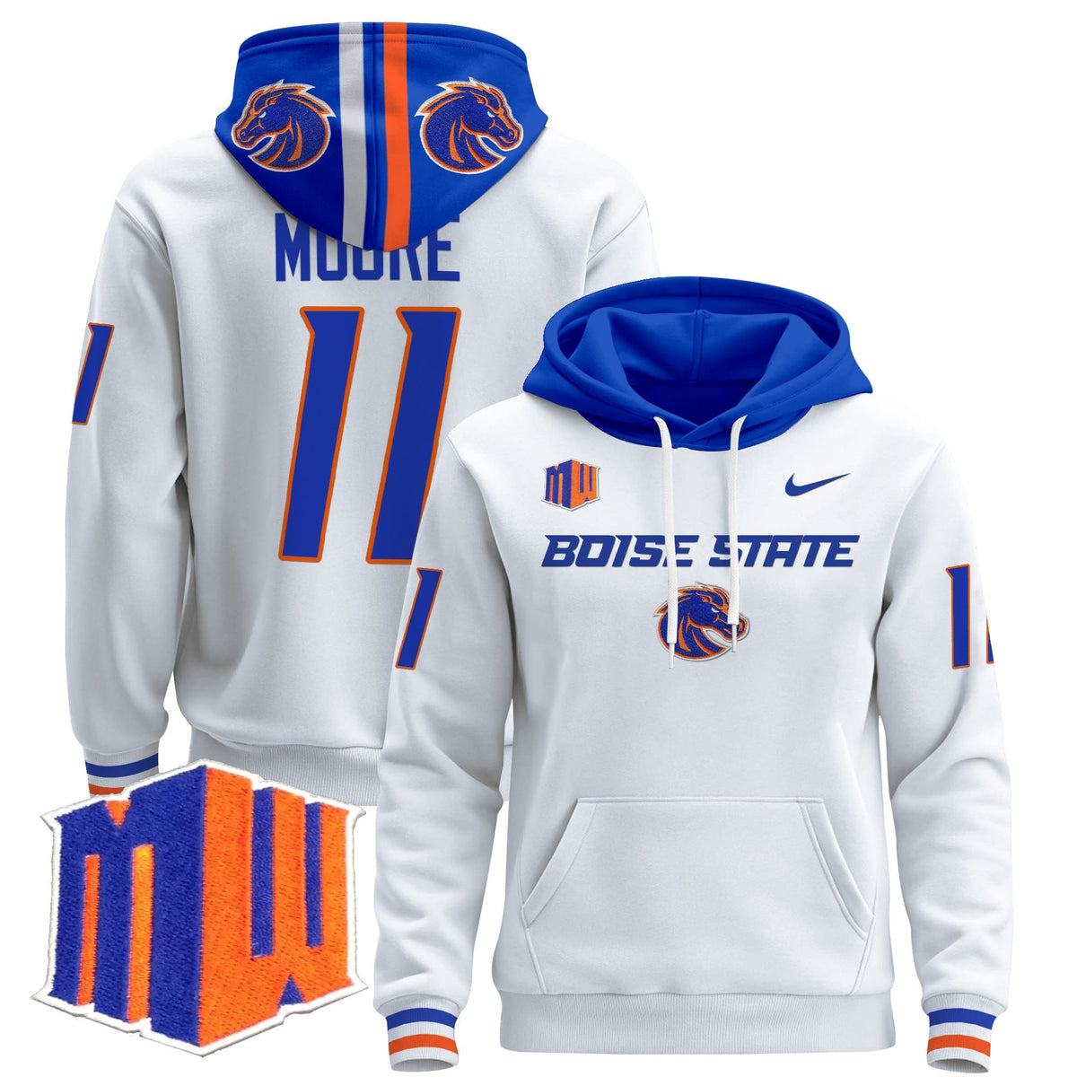 Boise State Broncos 2024 Pullover Hoodie V2