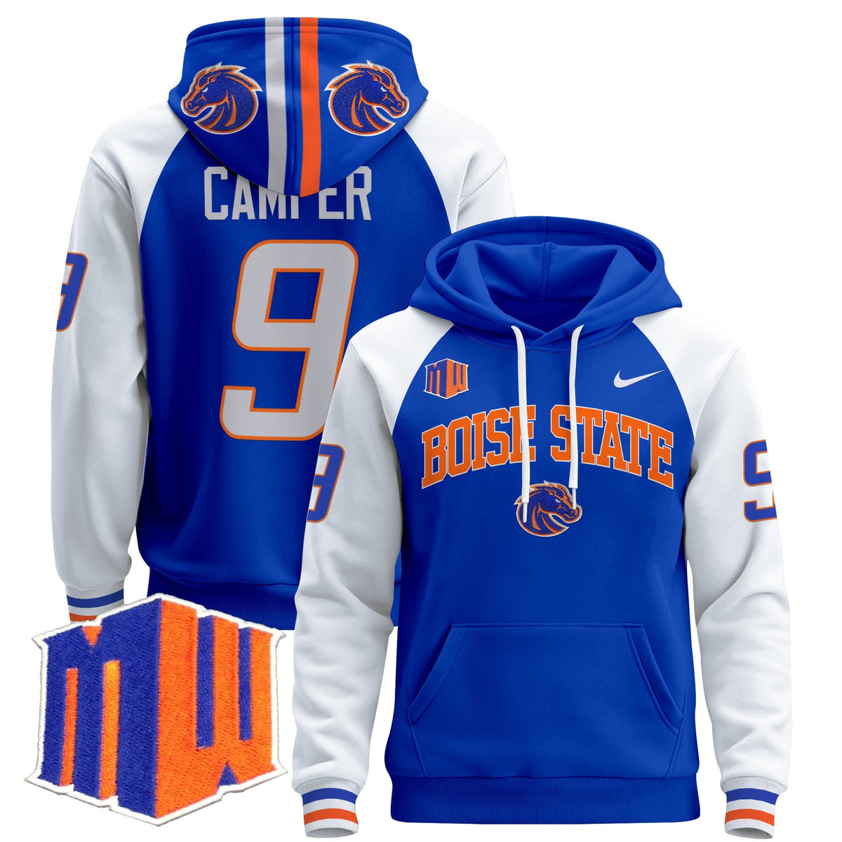 Boise State Broncos 2024 Pullover Hoodie V3