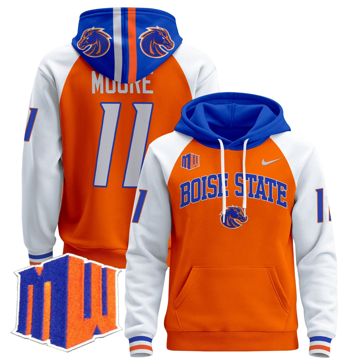 Boise State Broncos 2024 Pullover Hoodie V3