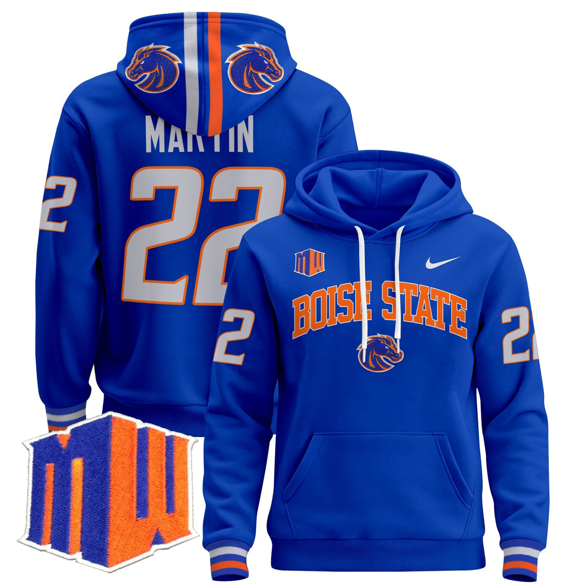 Boise State Broncos 2024 Pullover Hoodie V3