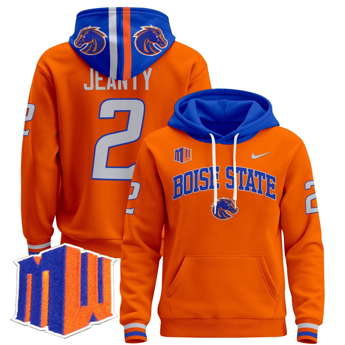 Boise State Broncos 2024 Pullover Hoodie V3