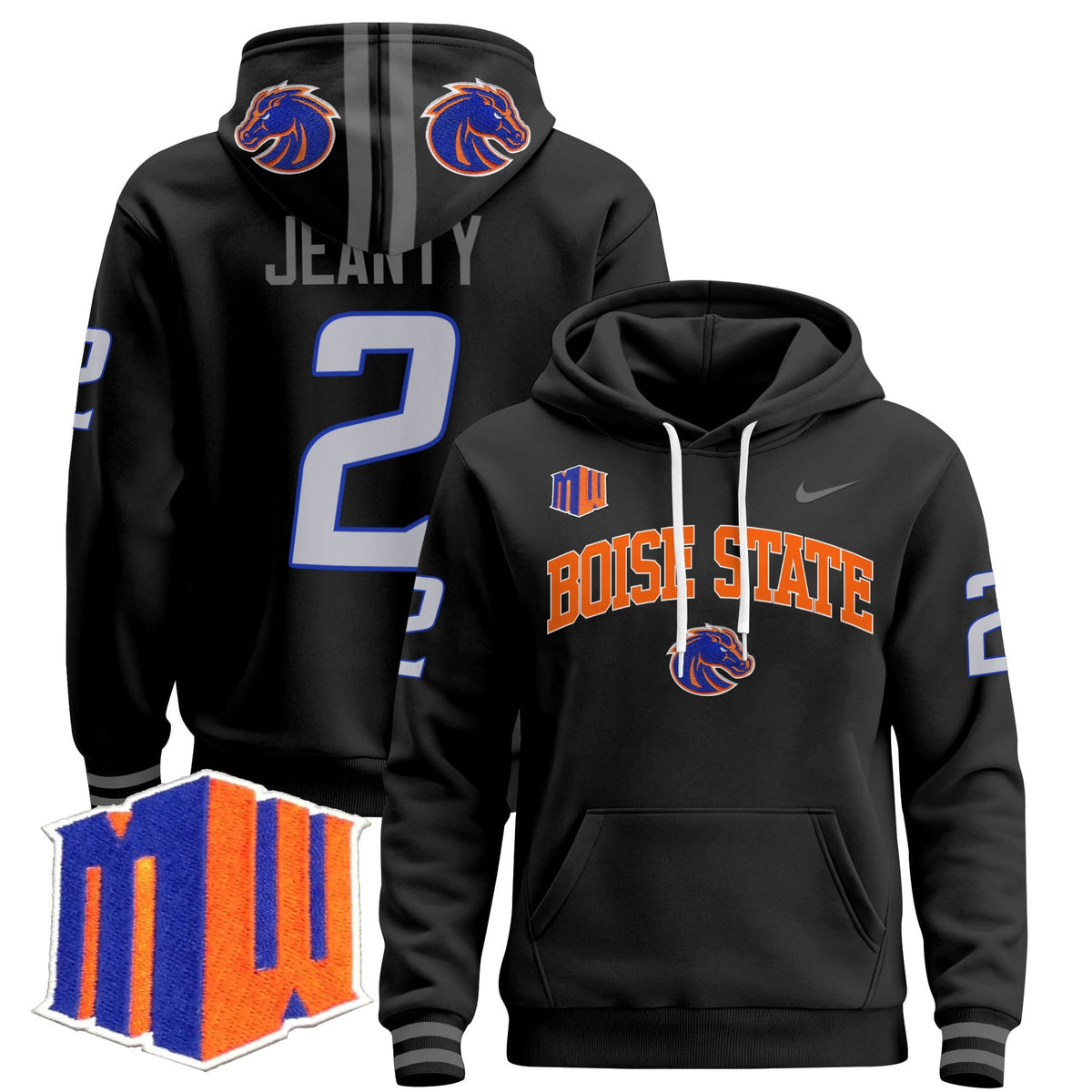 Boise State Broncos 2024 Pullover Hoodie V3