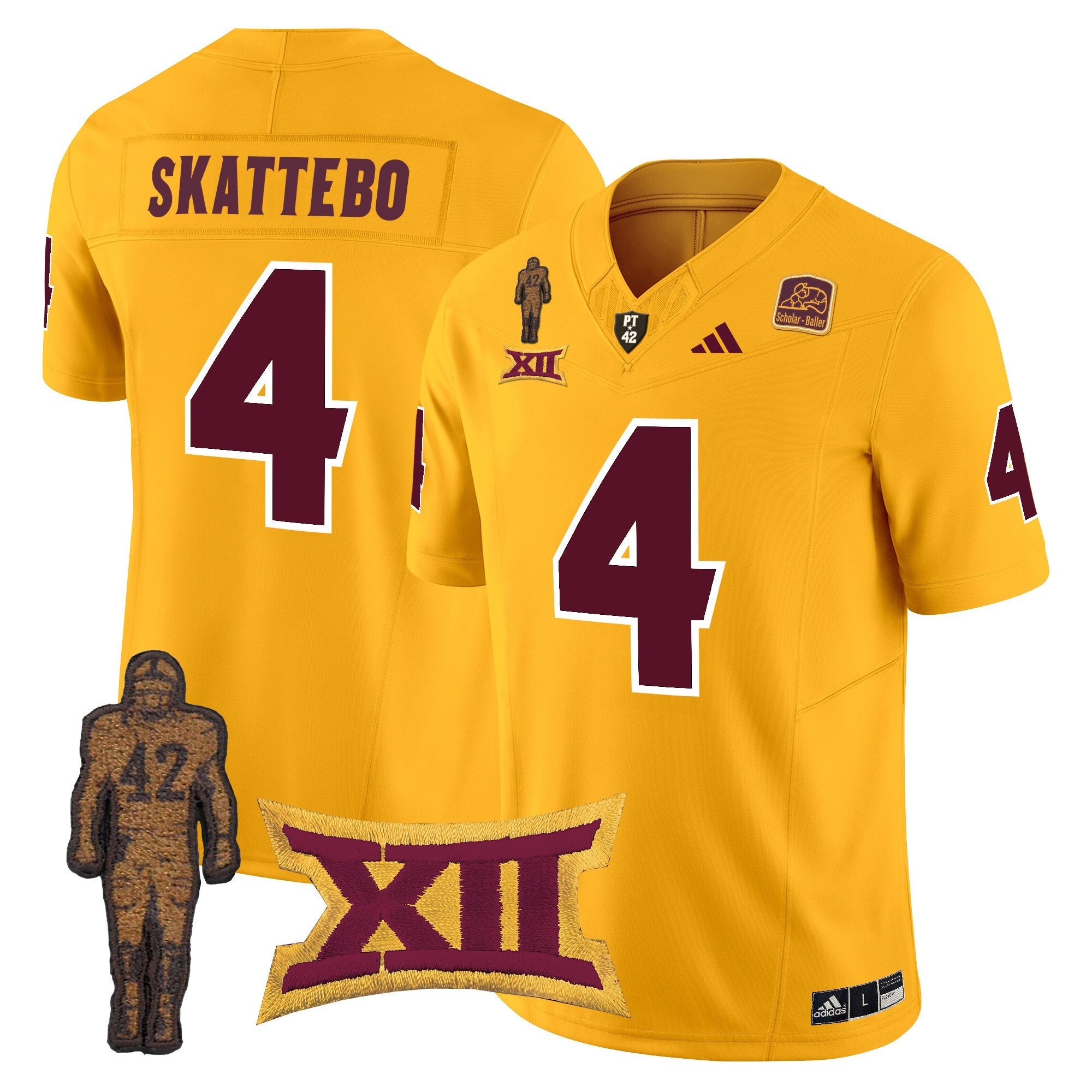 Men's Arizona State Sun Devils 2024 Pat Tillman Honoring Patch Vapor Limited Jersey - All Stitched