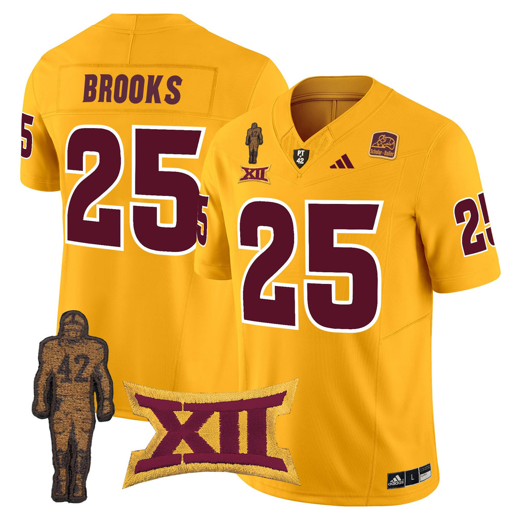 Men's Arizona State Sun Devils 2024 Pat Tillman Honoring Patch Vapor Limited Jersey - All Stitched