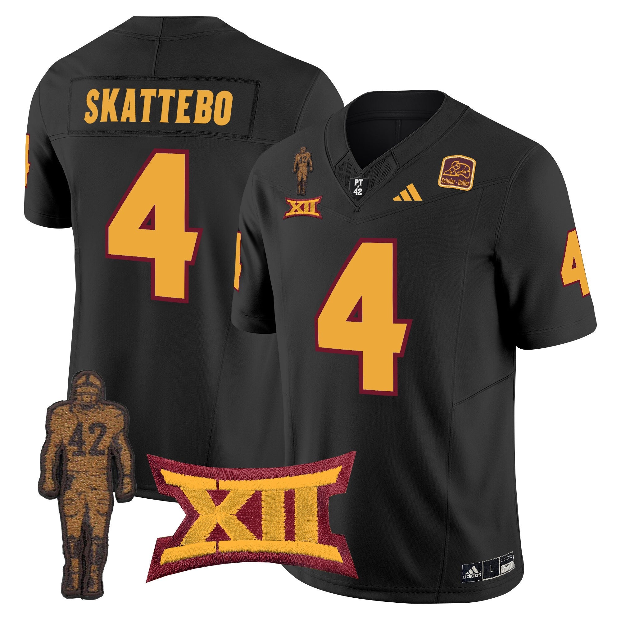Men's Arizona State Sun Devils 2024 Pat Tillman Honoring Patch Vapor Limited Jersey - All Stitched