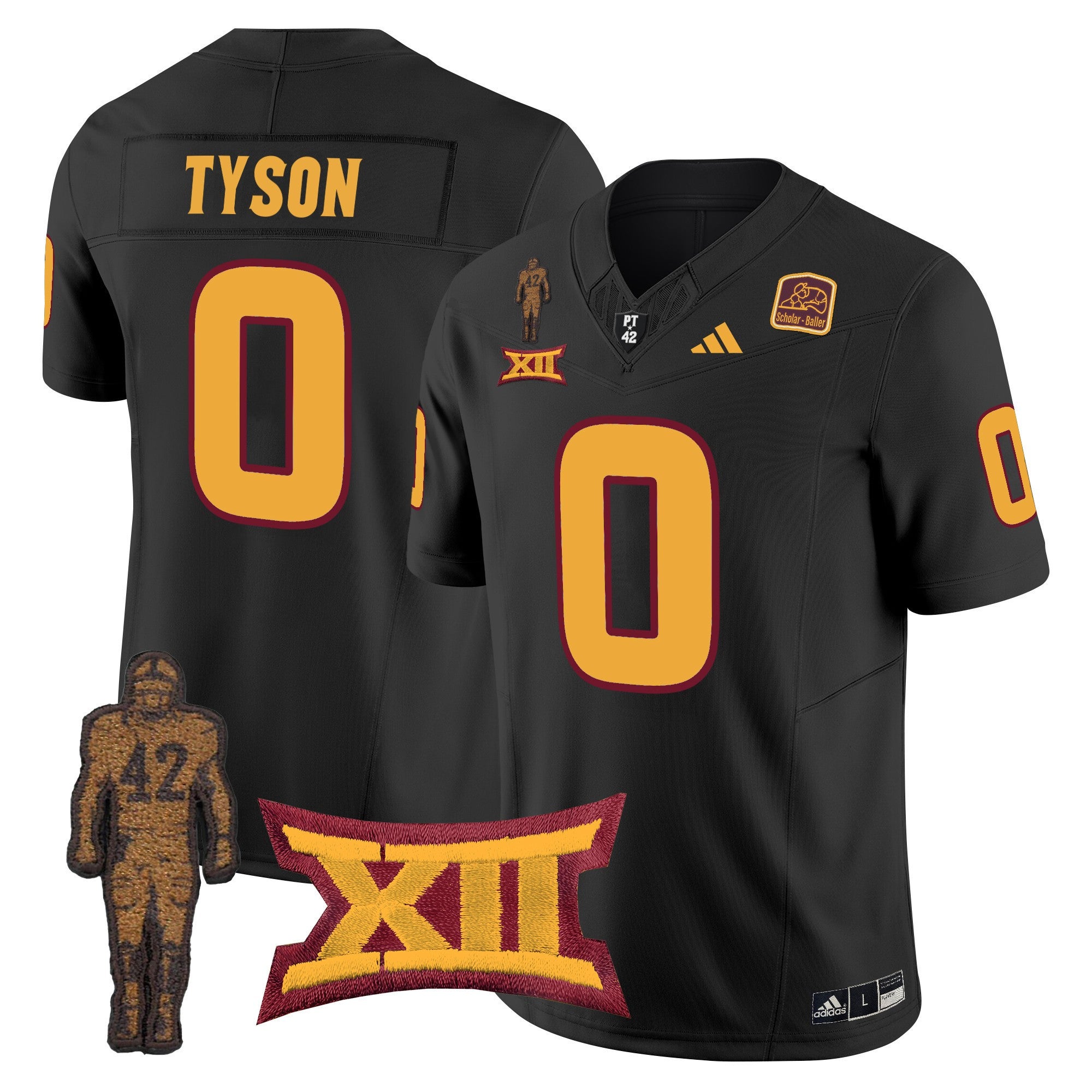 Men's Arizona State Sun Devils 2024 Pat Tillman Honoring Patch Vapor Limited Jersey - All Stitched