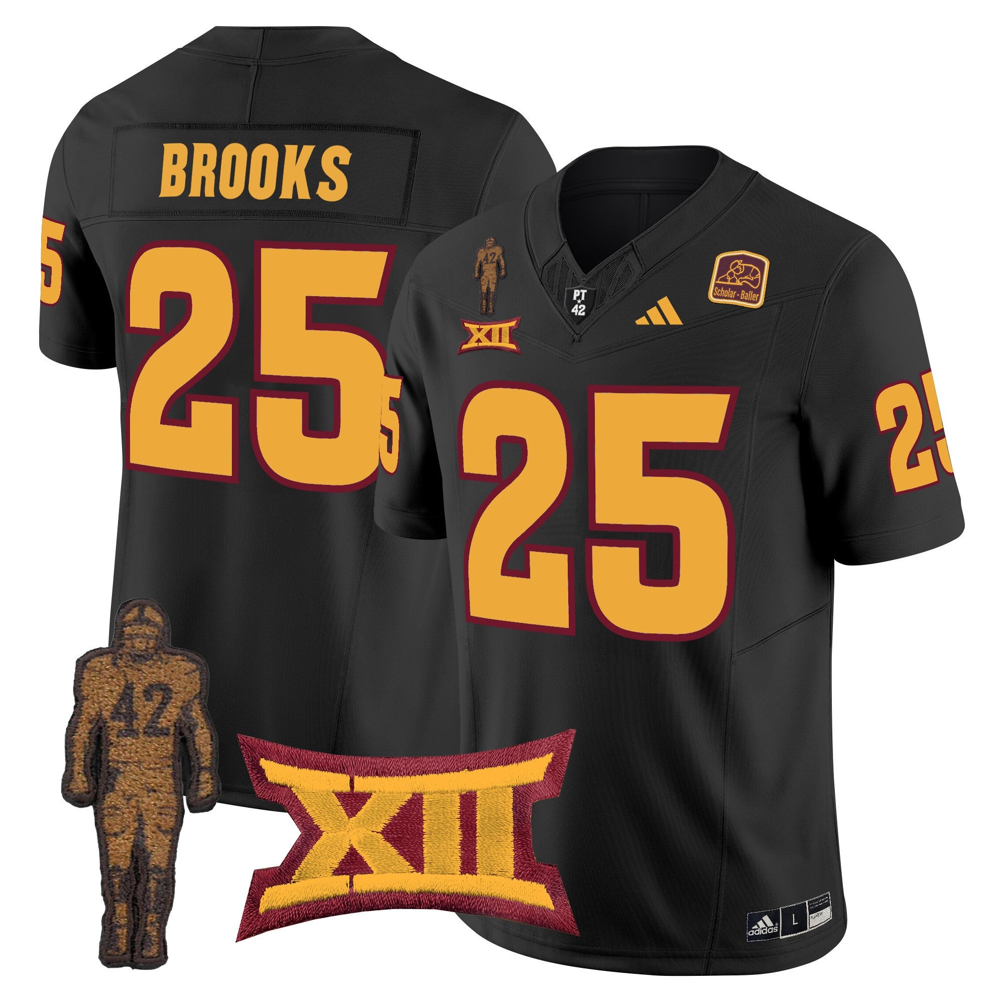 Men's Arizona State Sun Devils 2024 Pat Tillman Honoring Patch Vapor Limited Jersey - All Stitched