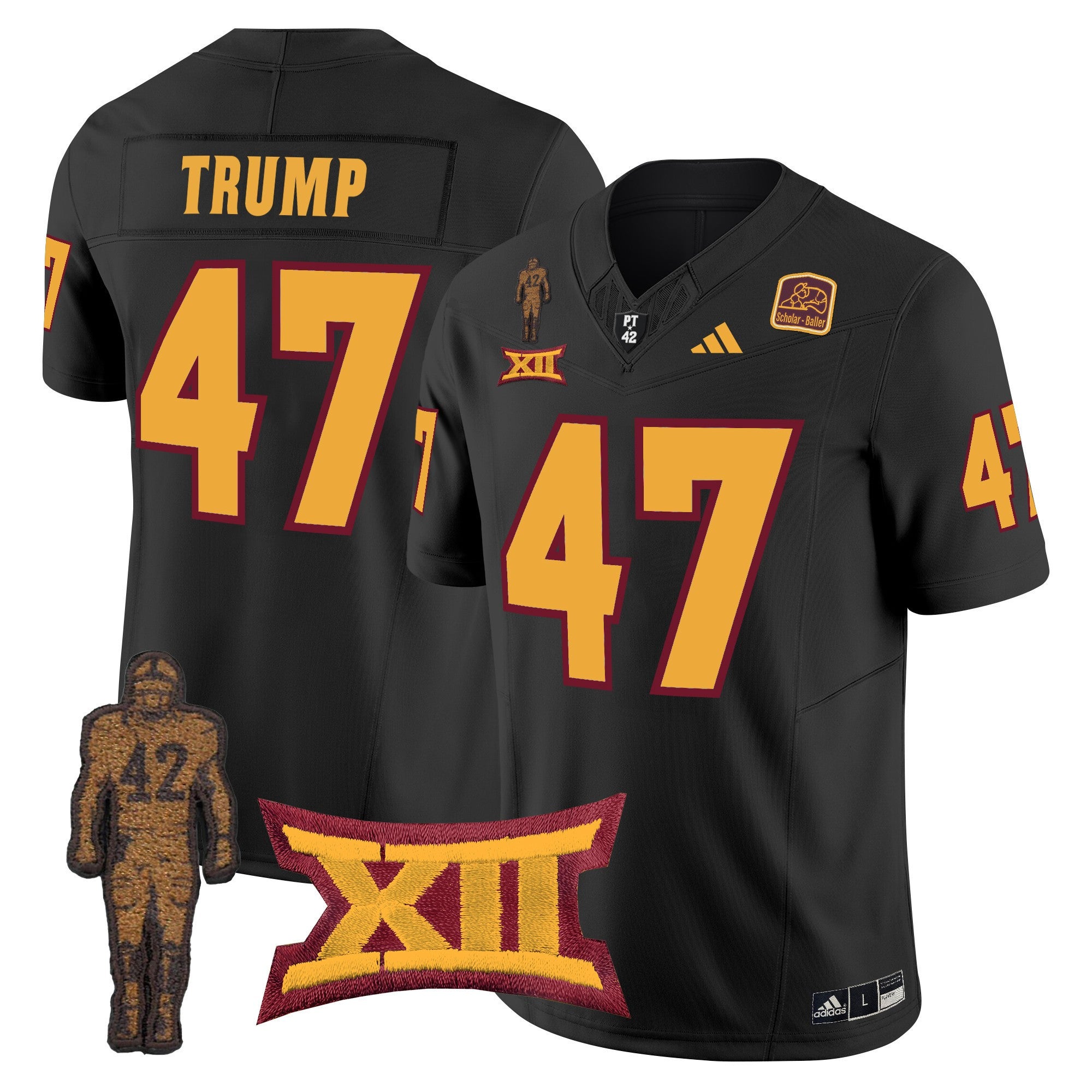 Men's Arizona State Sun Devils 2024 Pat Tillman Honoring Patch Vapor Limited Jersey - All Stitched