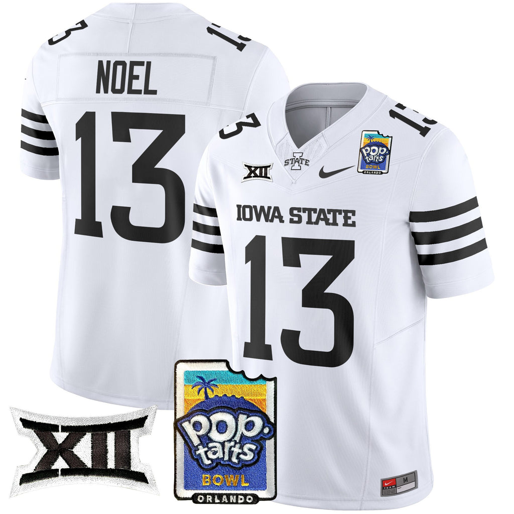 Men's Iowa State Cyclones 2025 PopTarts Bowl Patch Vapor Limited Jersey - All Stitched