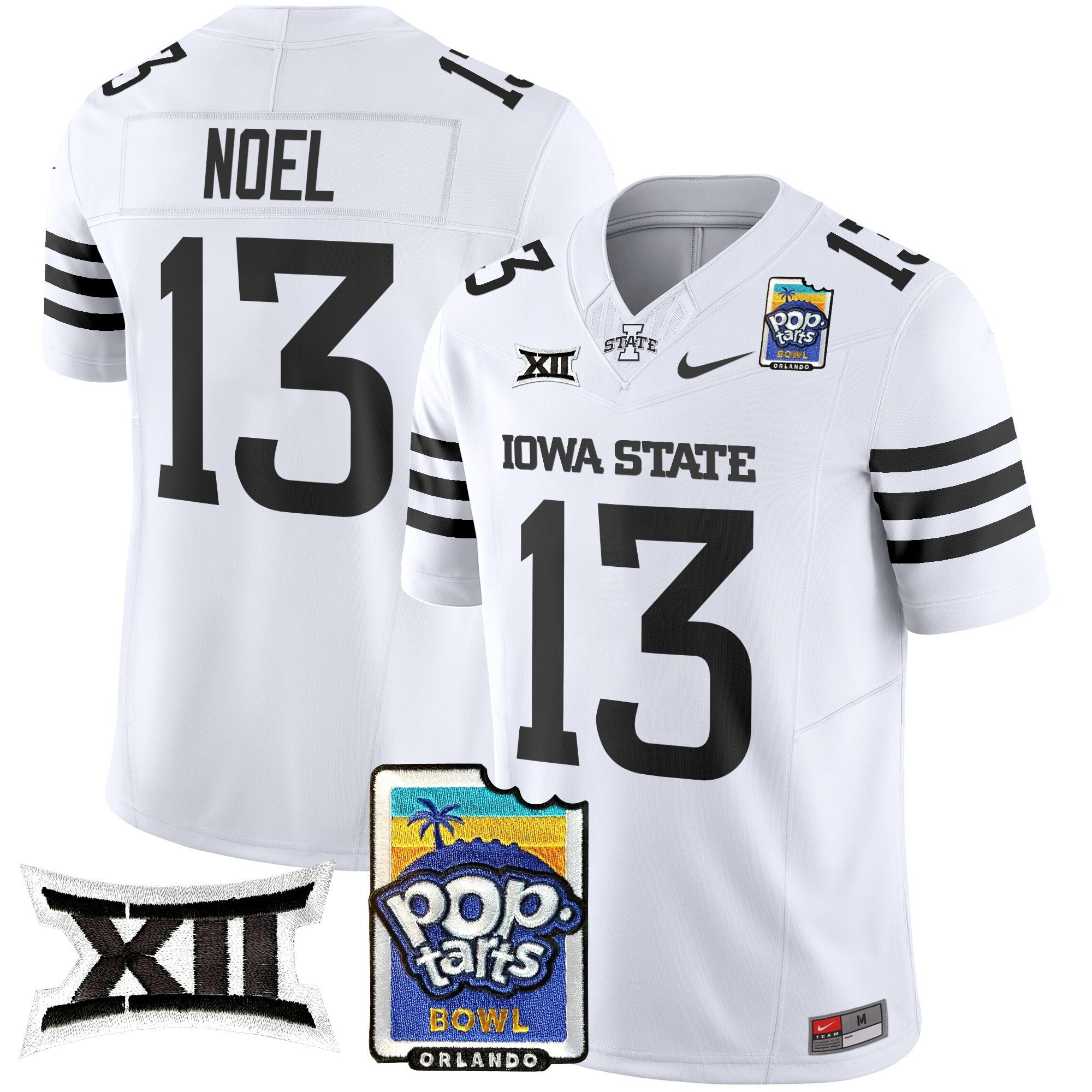 Men's Iowa State Cyclones 2025 PopTarts Bowl Patch Vapor Limited Jersey - All Stitched