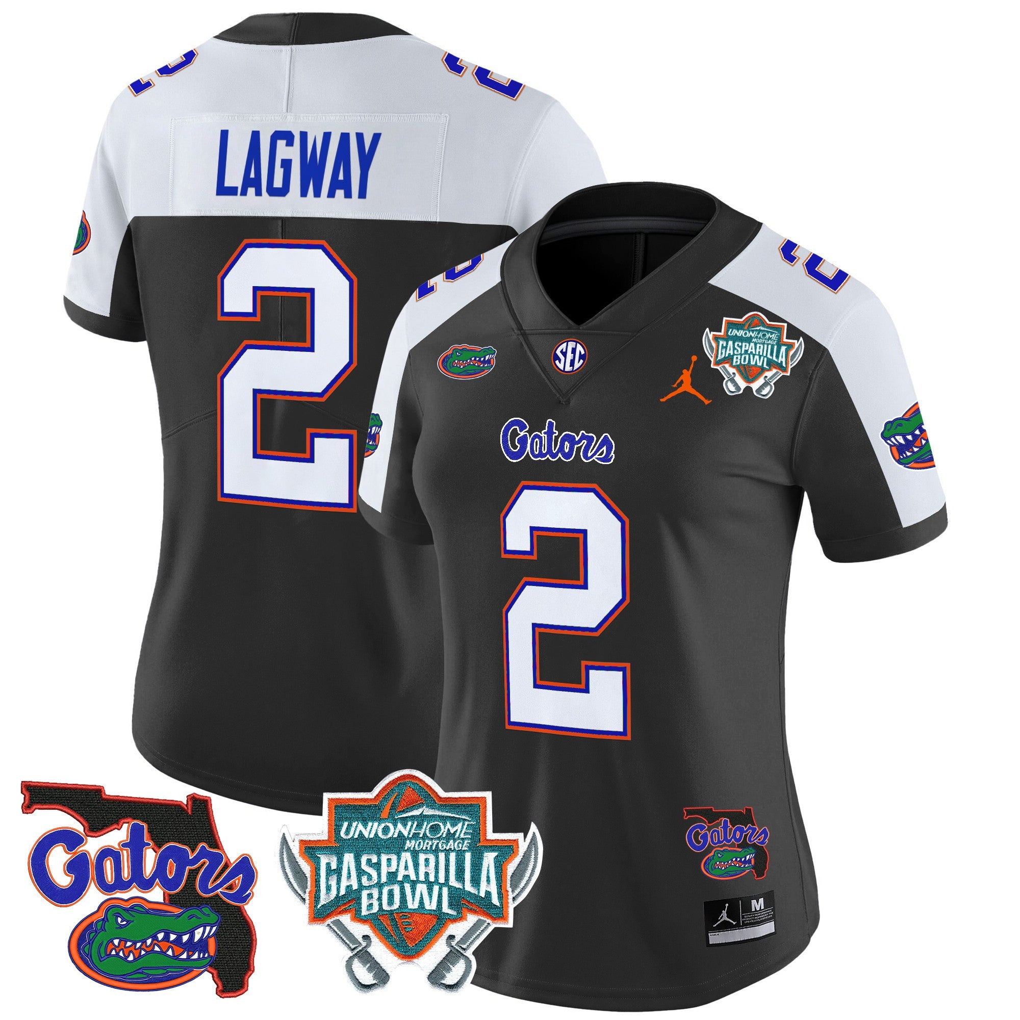 Women's Florida Gators 2025 Gasparilla Bowl Patch Vapor Limited Jersey - All Stitched