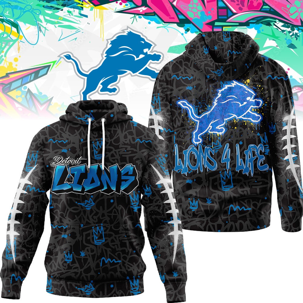 DET | Premium Special Graffiti My Team 4 Life Hoodie MM