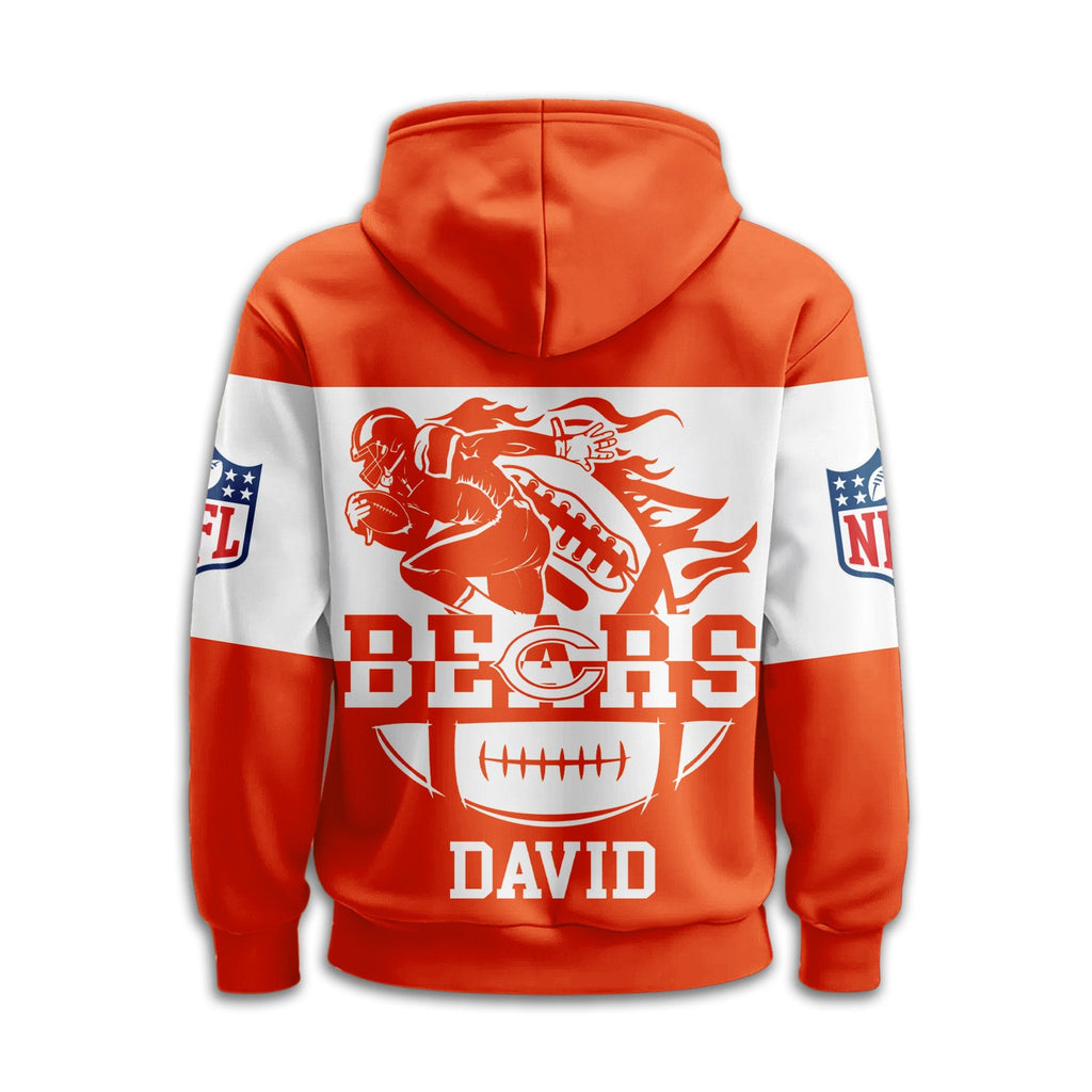 CHI | Premium Touchdown Spirit Personalized Hoodie TD