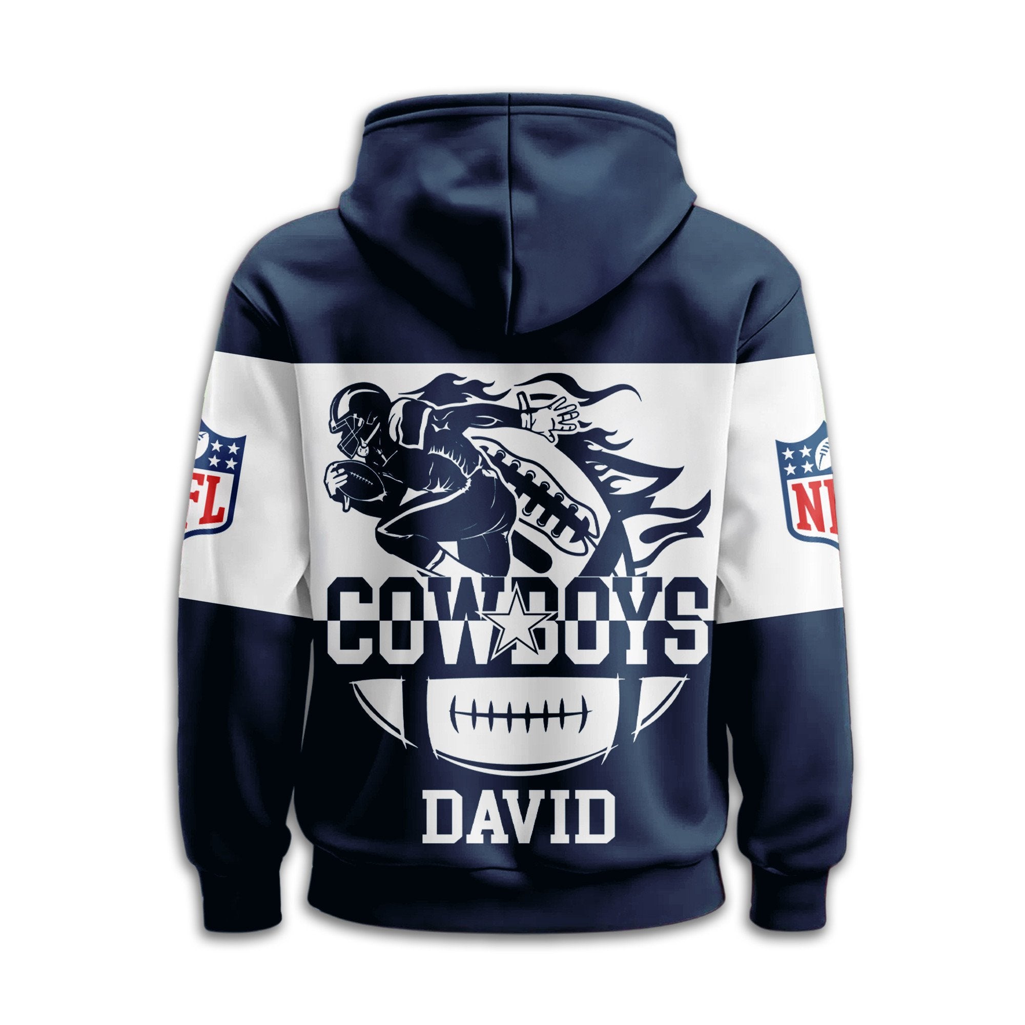 DAL | Premium Touchdown Spirit Personalized Hoodie TD