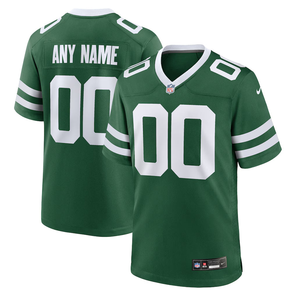 Custom New York Jets Jersey - Legacy Green