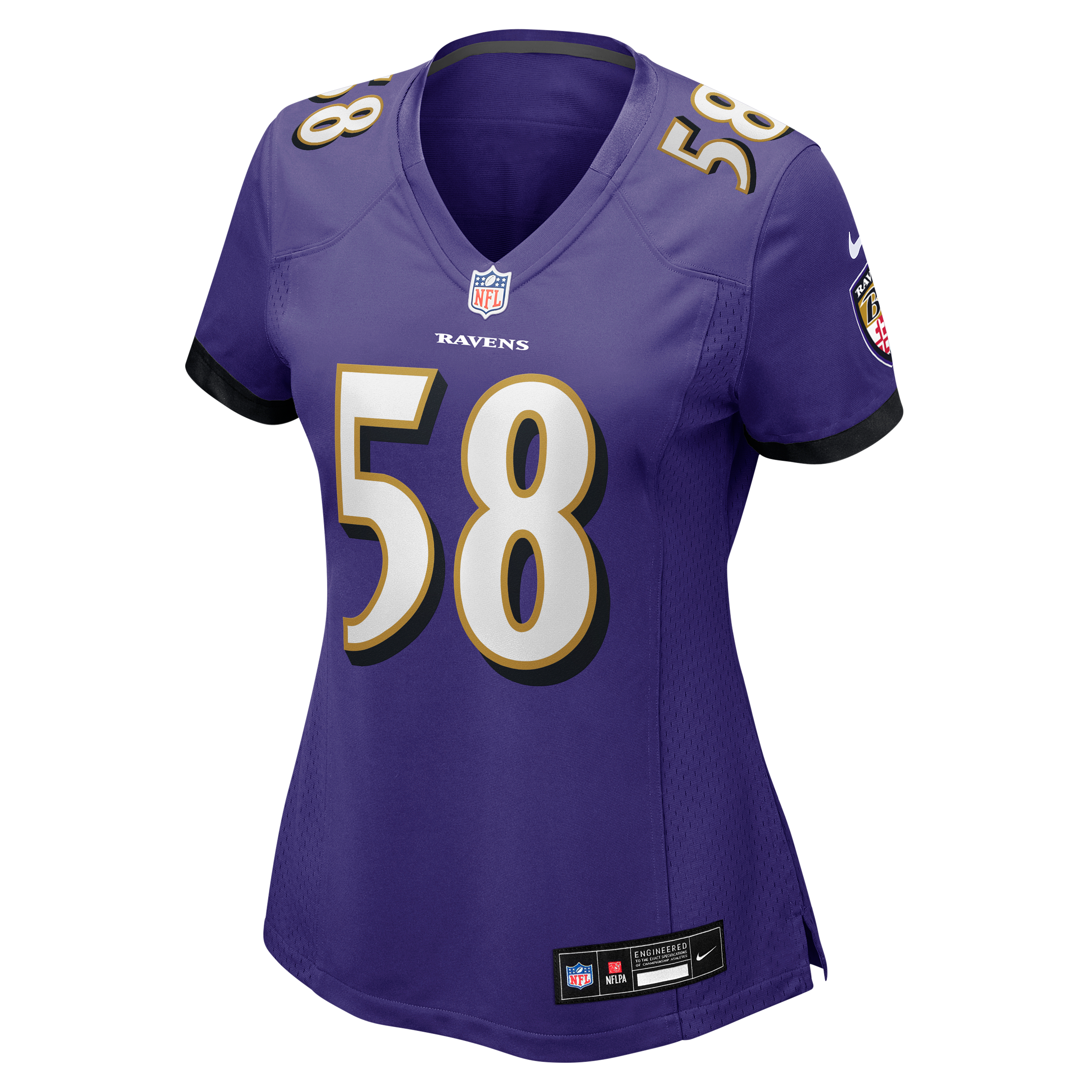 Women's Baltimore Ravens Taven Bryan Nike Purple Team Game Jersey