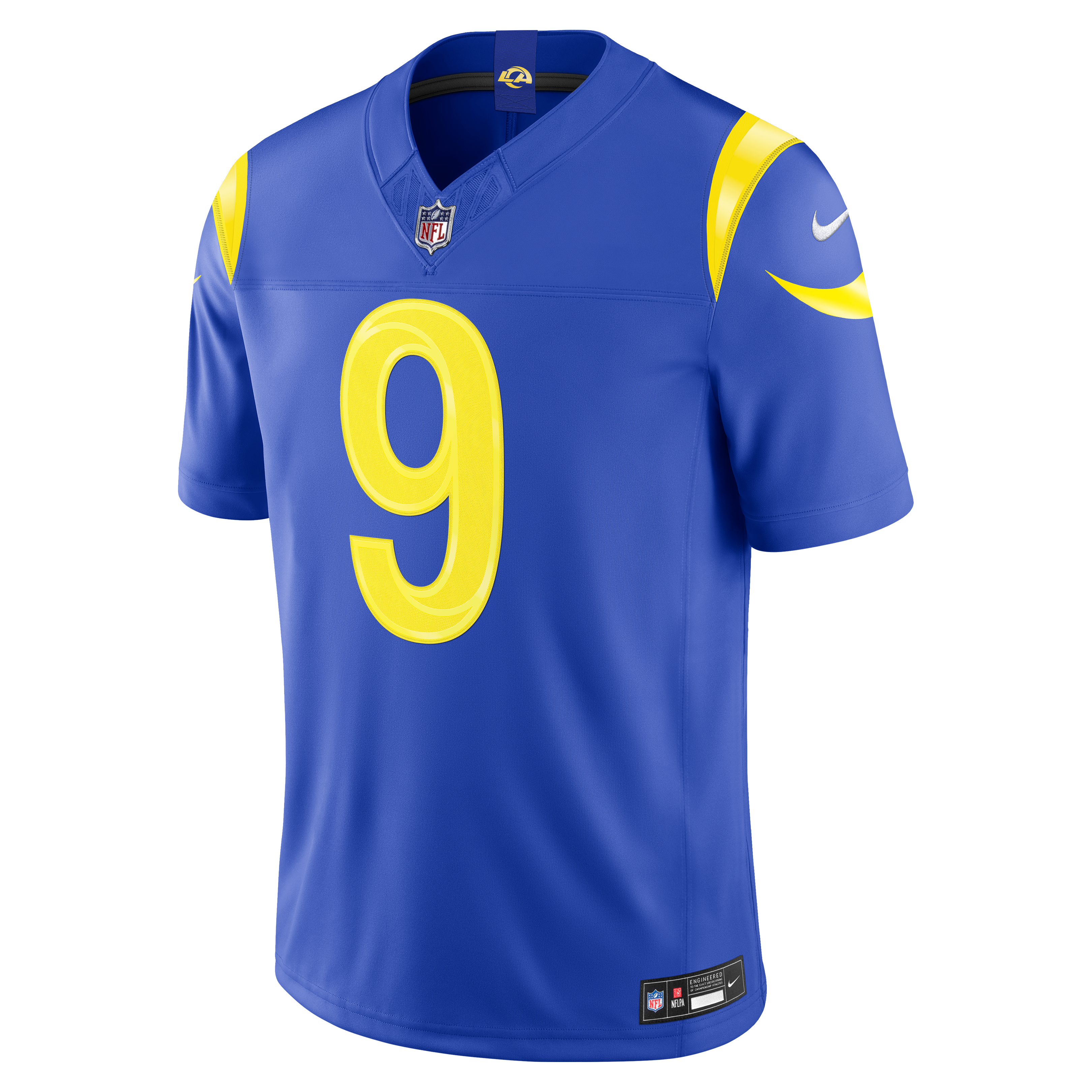 Men's Los Angeles Rams Matthew Stafford Nike Royal Team Vapor Fuse Stitched Limited Jersey