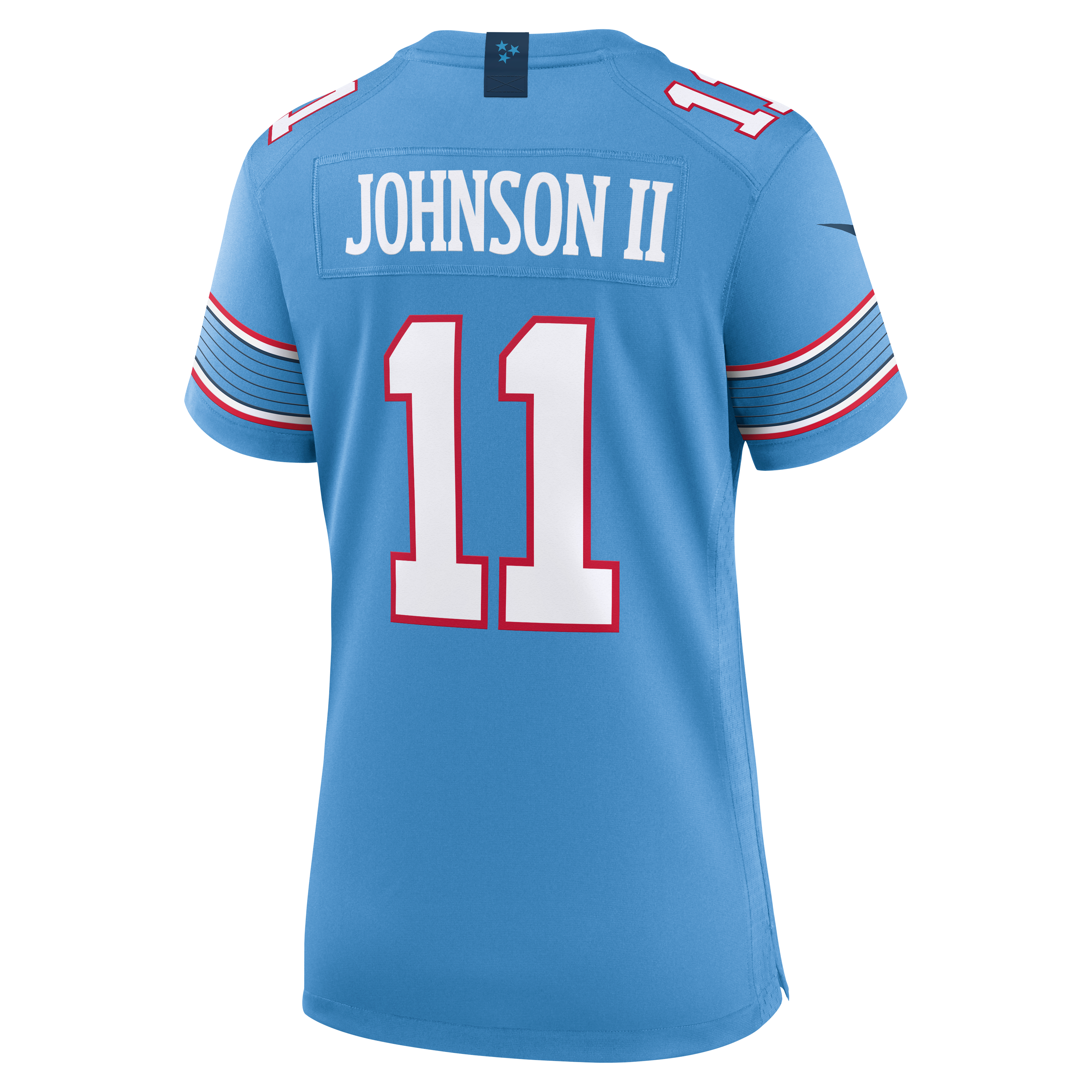 Women's Tennessee Titans Jermaine Johnson Ii Nike Light Blue Team Game Jersey