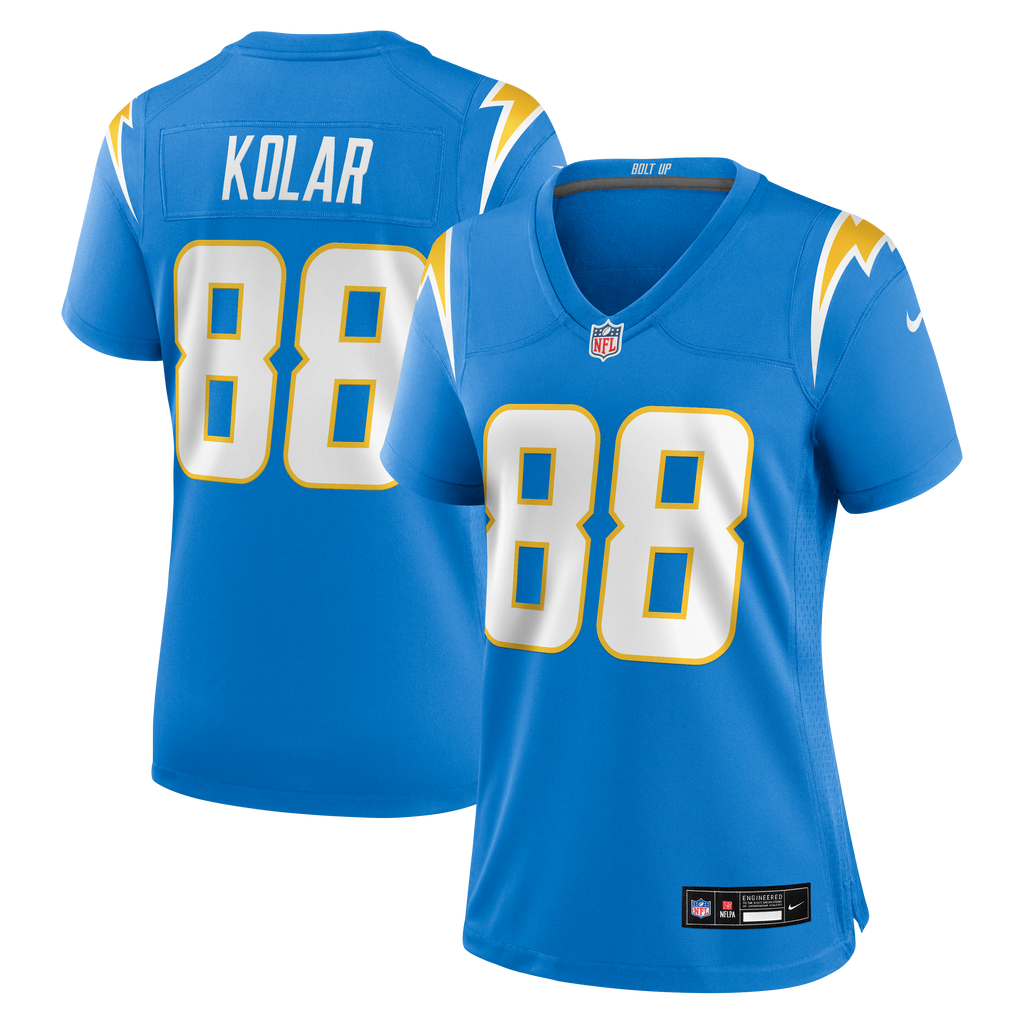 Women's Los Angeles Chargers Charlie Kolar Nike Powder Blue Team Game Jersey