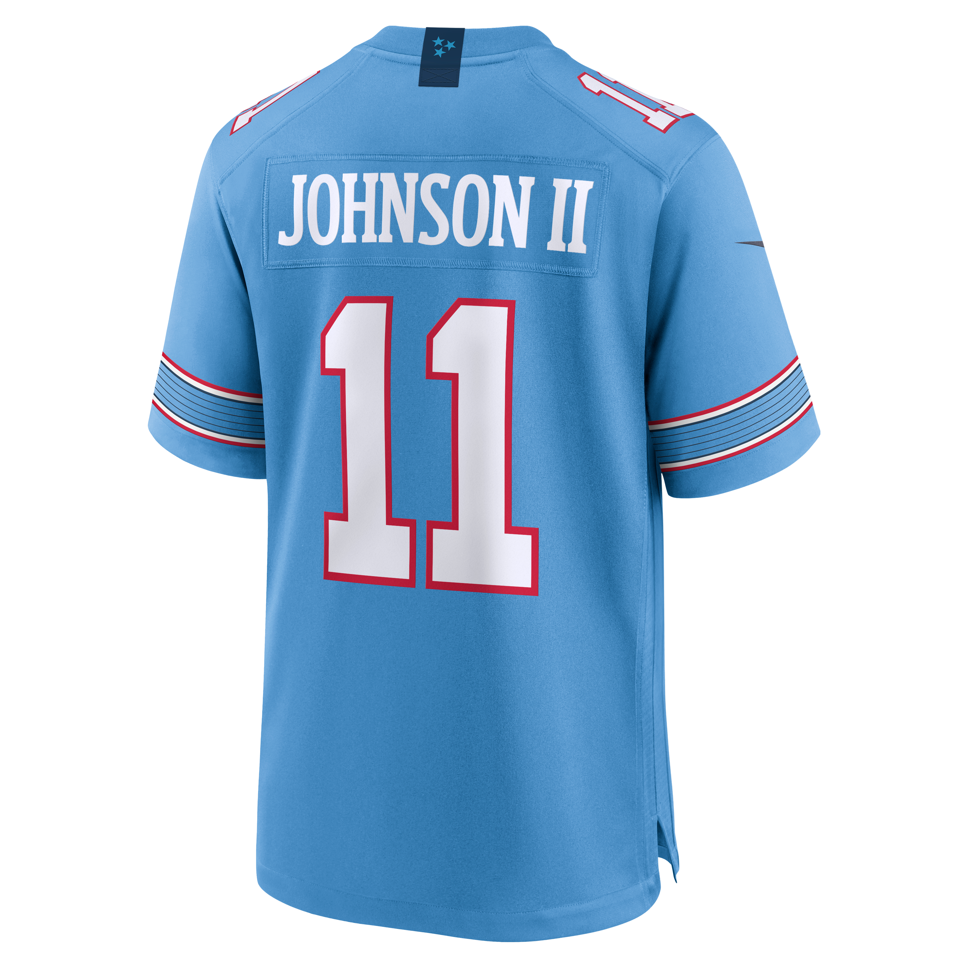 Men's Tennessee Titans Jermaine Johnson Ii Nike Light Blue Team Game Jersey