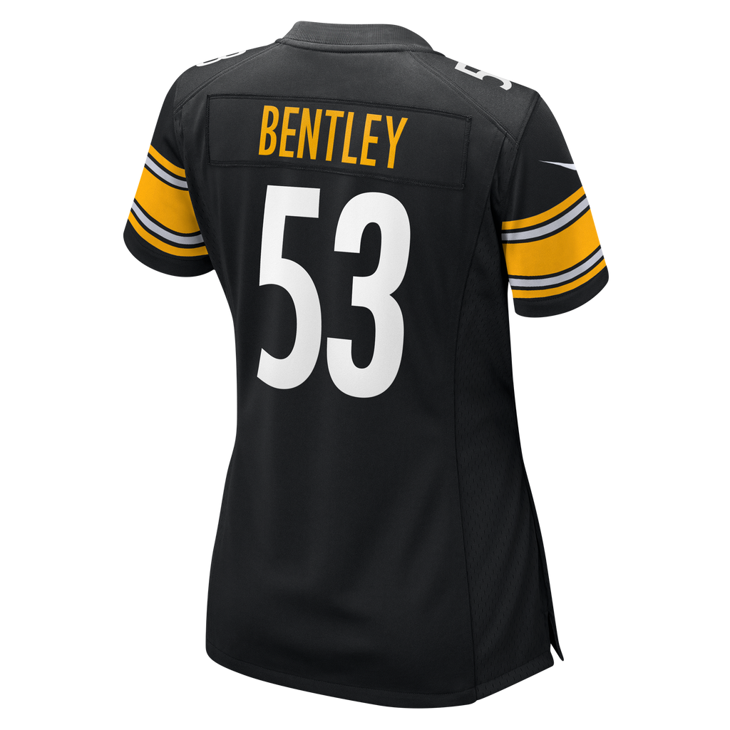 Women's Pittsburgh Steelers Jawhaun Bentley Nike Black Team Game Jersey