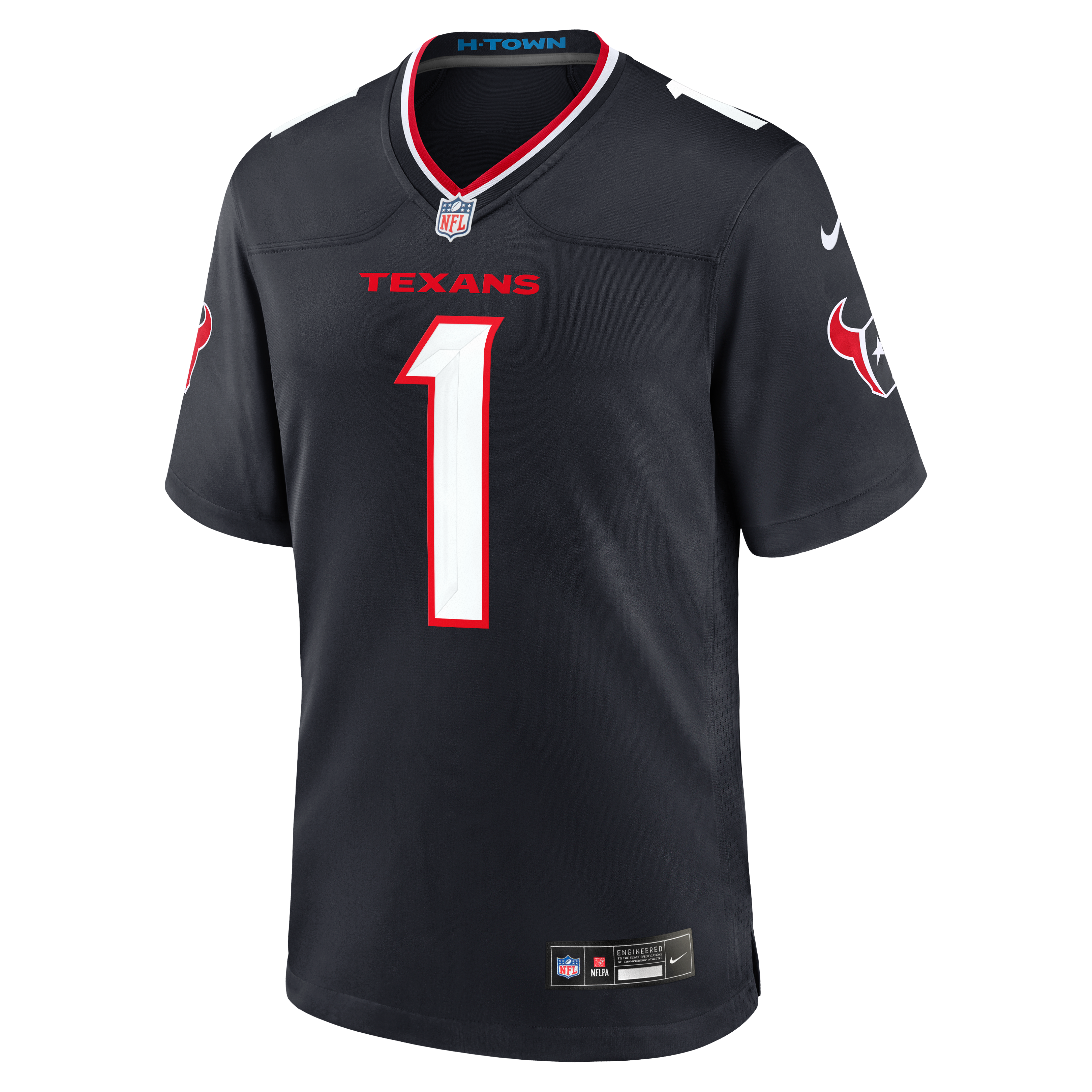 Men's Houston Texans Tank Dell Nike Navy Team Game Jersey