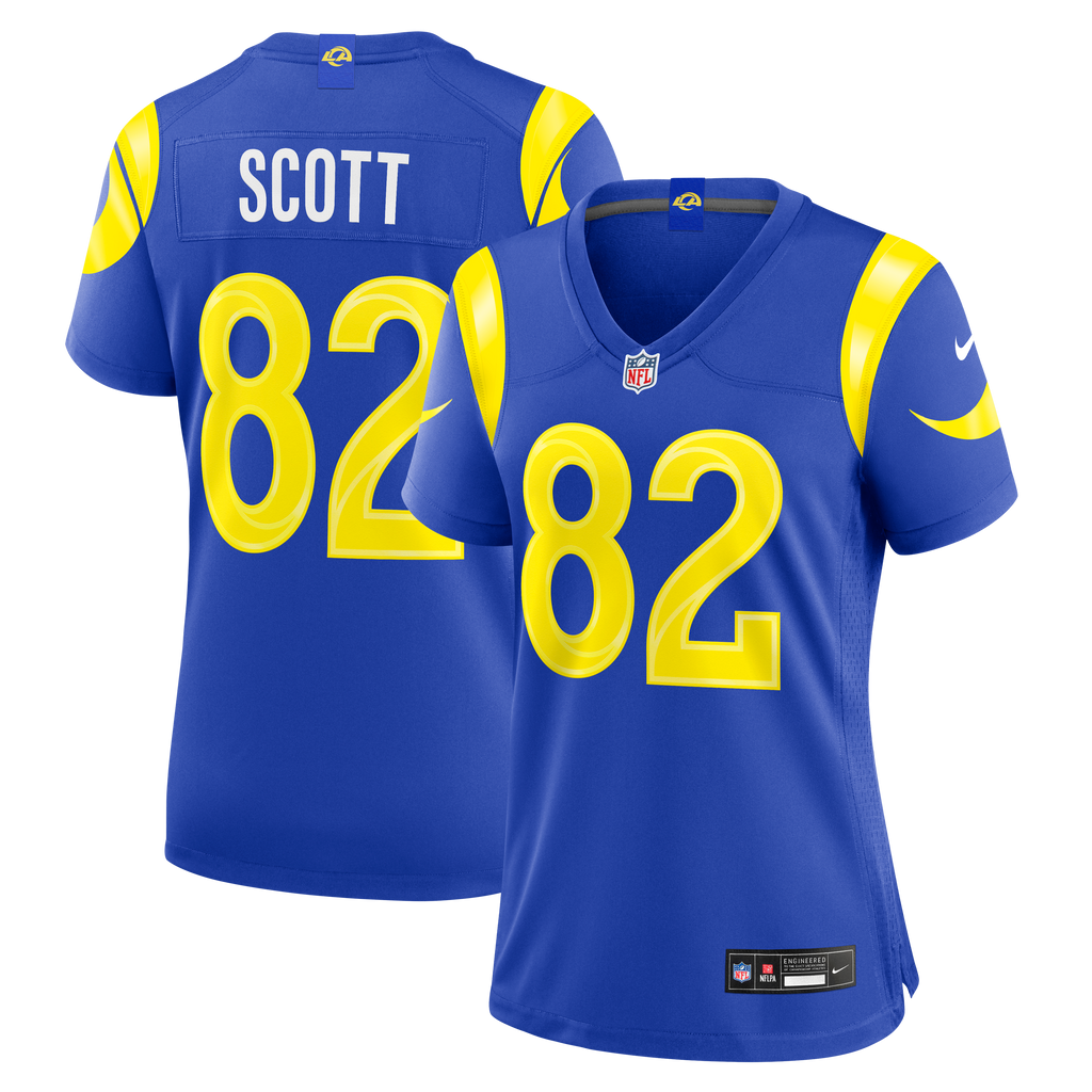 Women's Los Angeles Rams Tyler Scott Nike Royal Team Game Jersey
