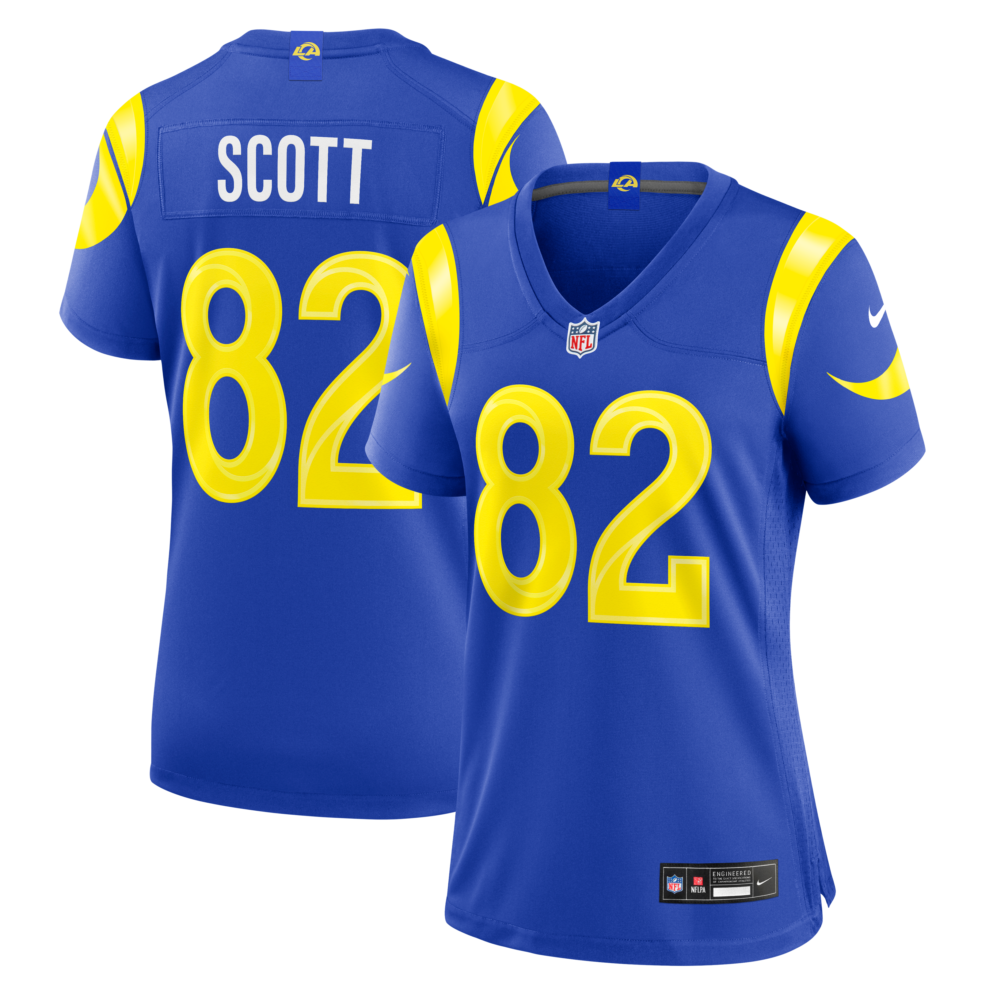 Women's Los Angeles Rams Tyler Scott Nike Royal Team Game Jersey