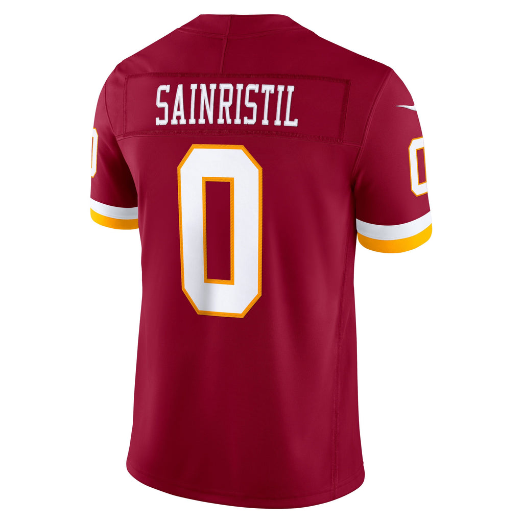 Men's Washington Commanders Mike Sainristil Nike Burgundy Team Vapor Fuse Stitched Limited Jersey